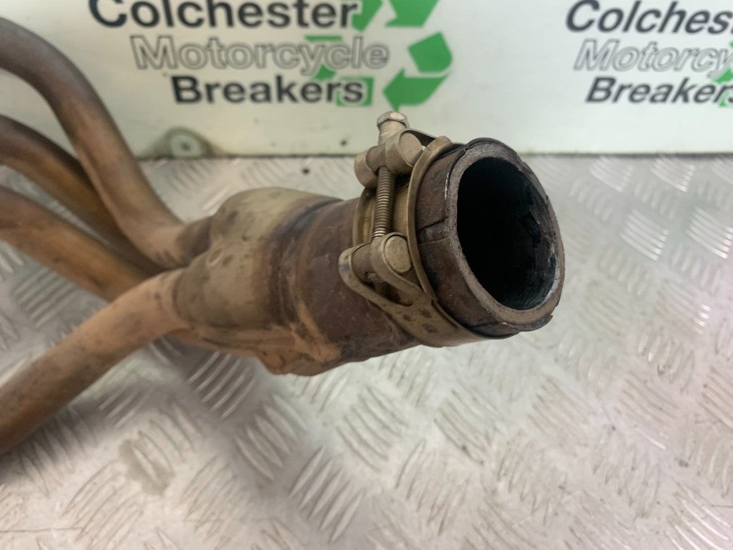 KAWASAKI ZX9R ZX9 E1 EXHAUST DOWNPIPES   YEAR 2000-01 (CMB1171)