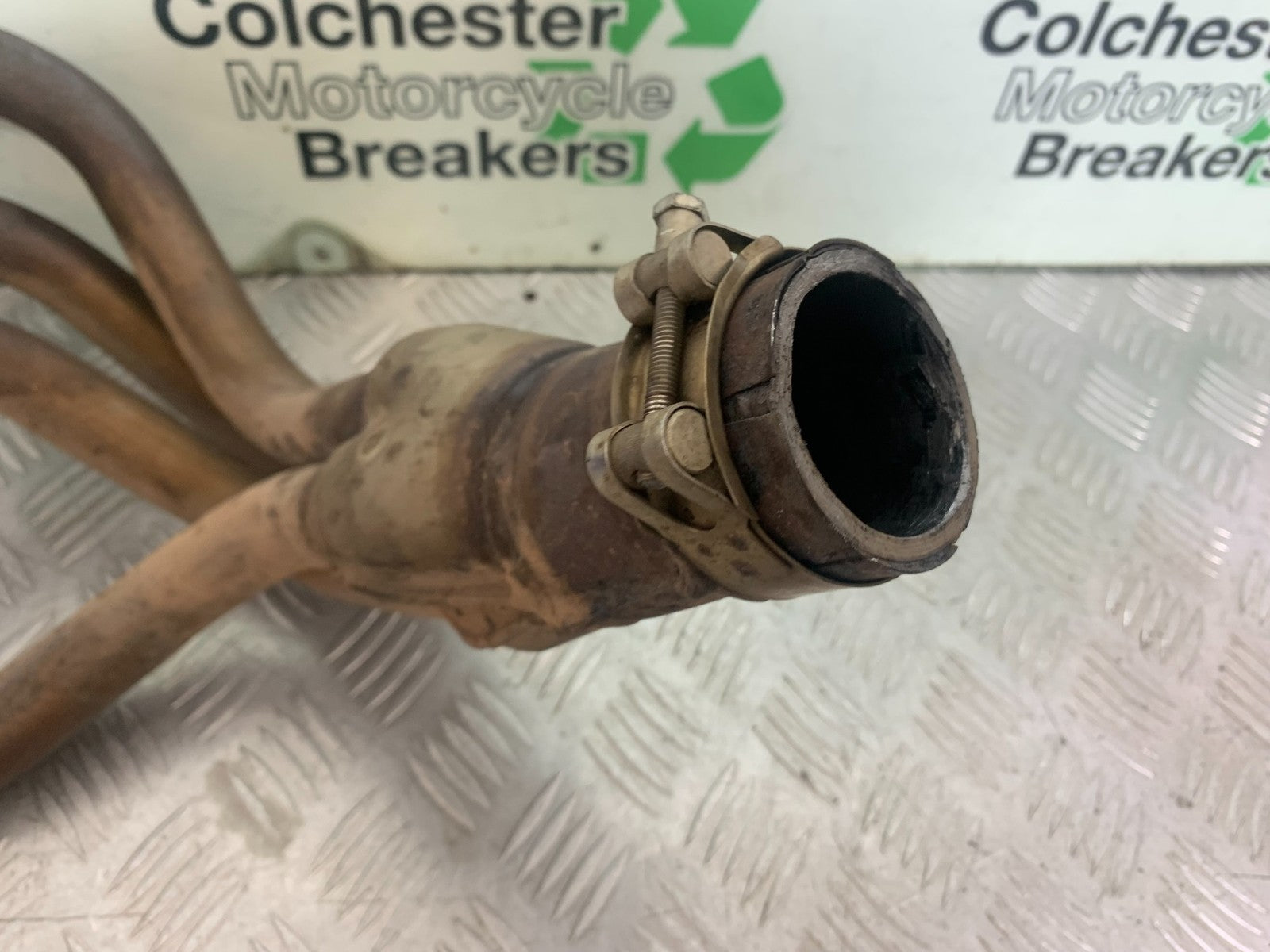 KAWASAKI ZX9R ZX9 E1 EXHAUST DOWNPIPES   YEAR 2000-01 (CMB1171)