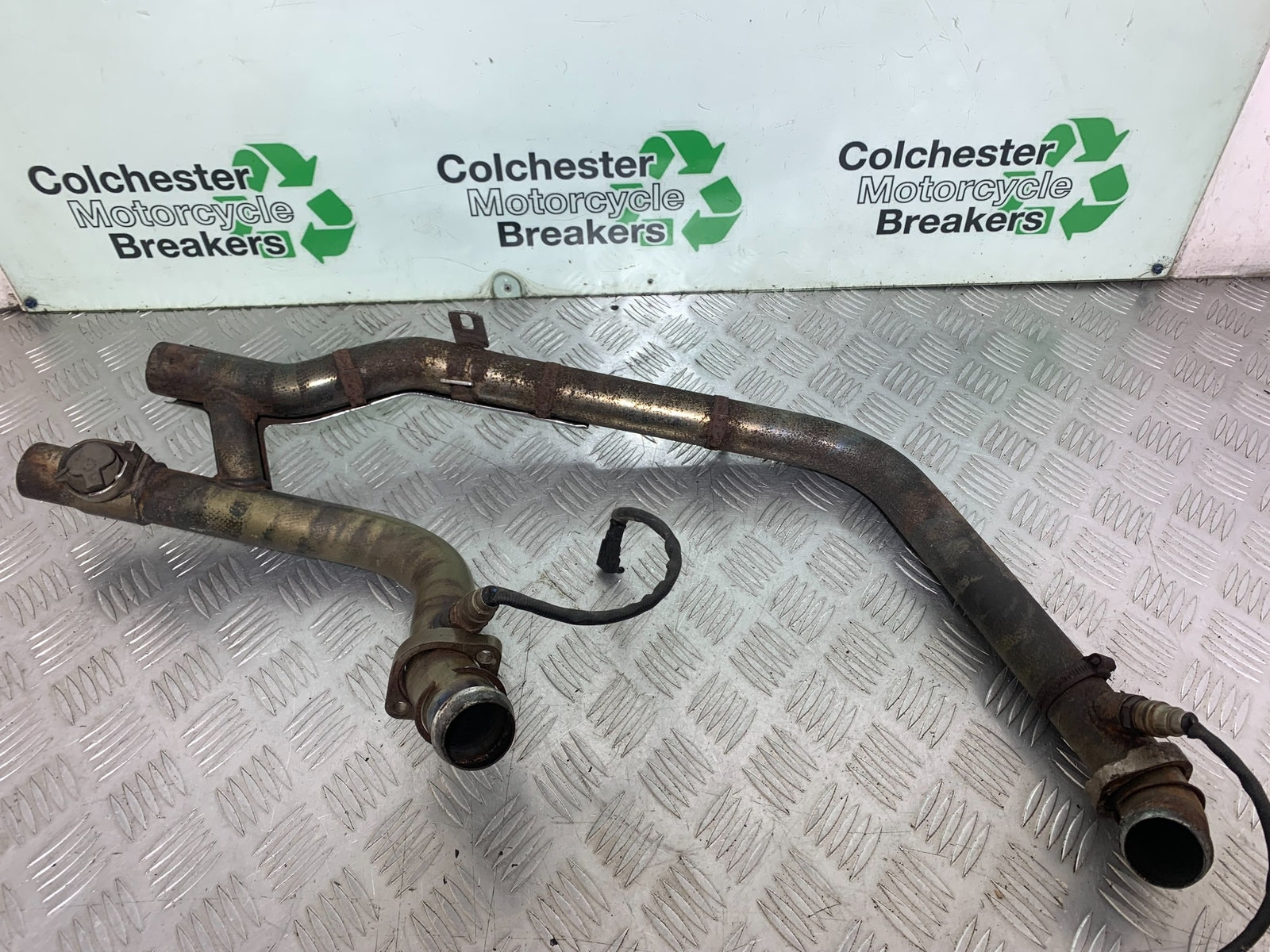 HARLEY DAVIDSON FXS BLACKLINE 1585 EXHAUST DOWNPIPES  YEAR 2012 (CMB1147)