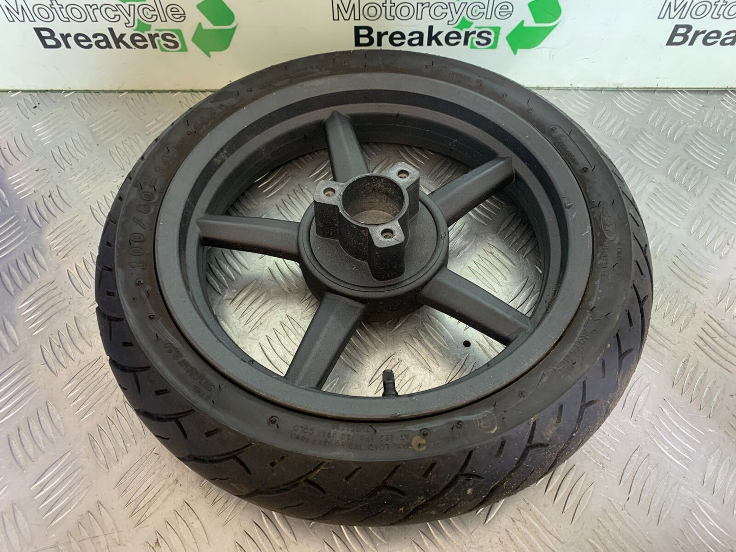 MOTORINI MISANO SXI 125 REAR WHEEL (GOOD TYRE)YEAR 2022 (CMB1078)
