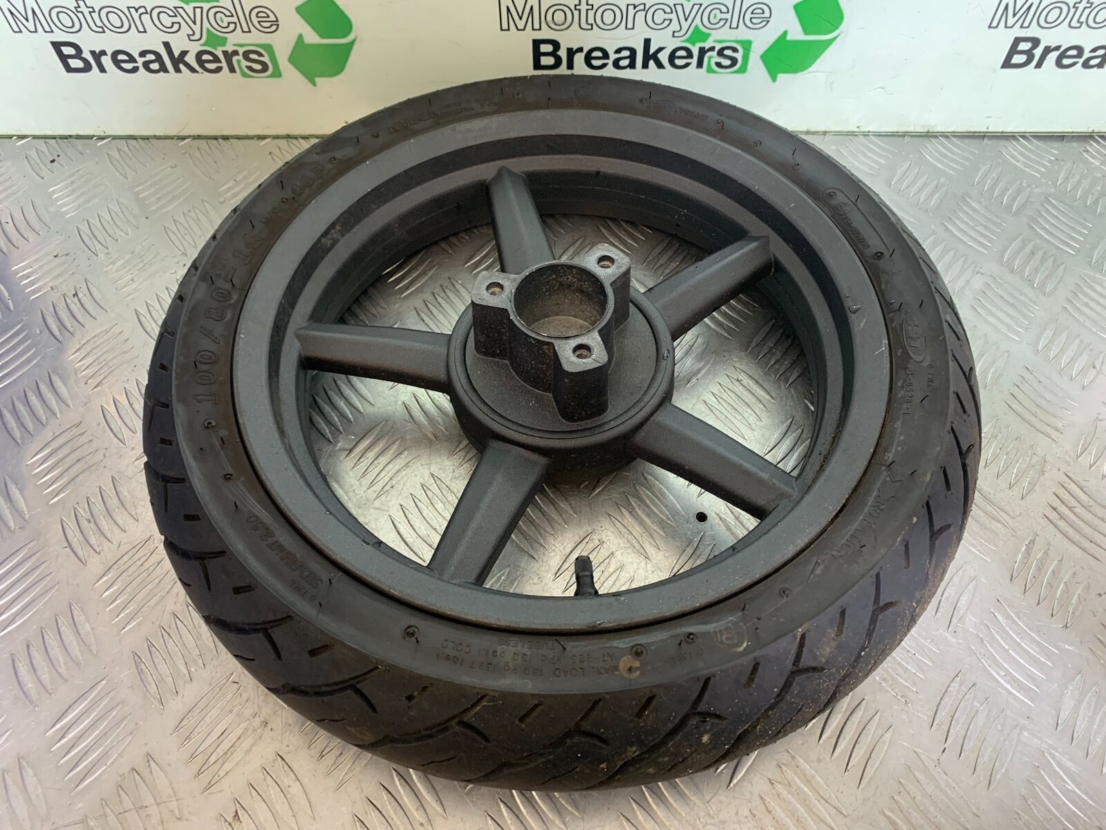 MOTORINI MISANO SXI 125 REAR WHEEL (GOOD TYRE)YEAR 2022 (CMB1078)