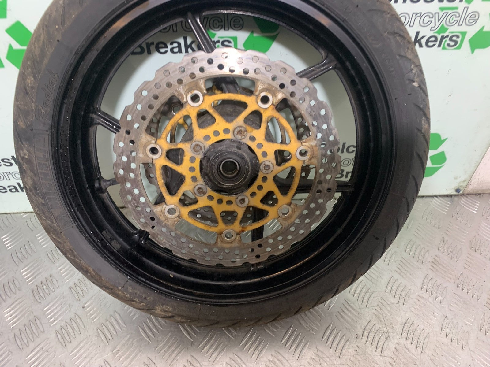 KAWASAKI ER6 F ER6F FRONT WHEEL AND DISCS YEAR 2005-2008 (CMB1277)