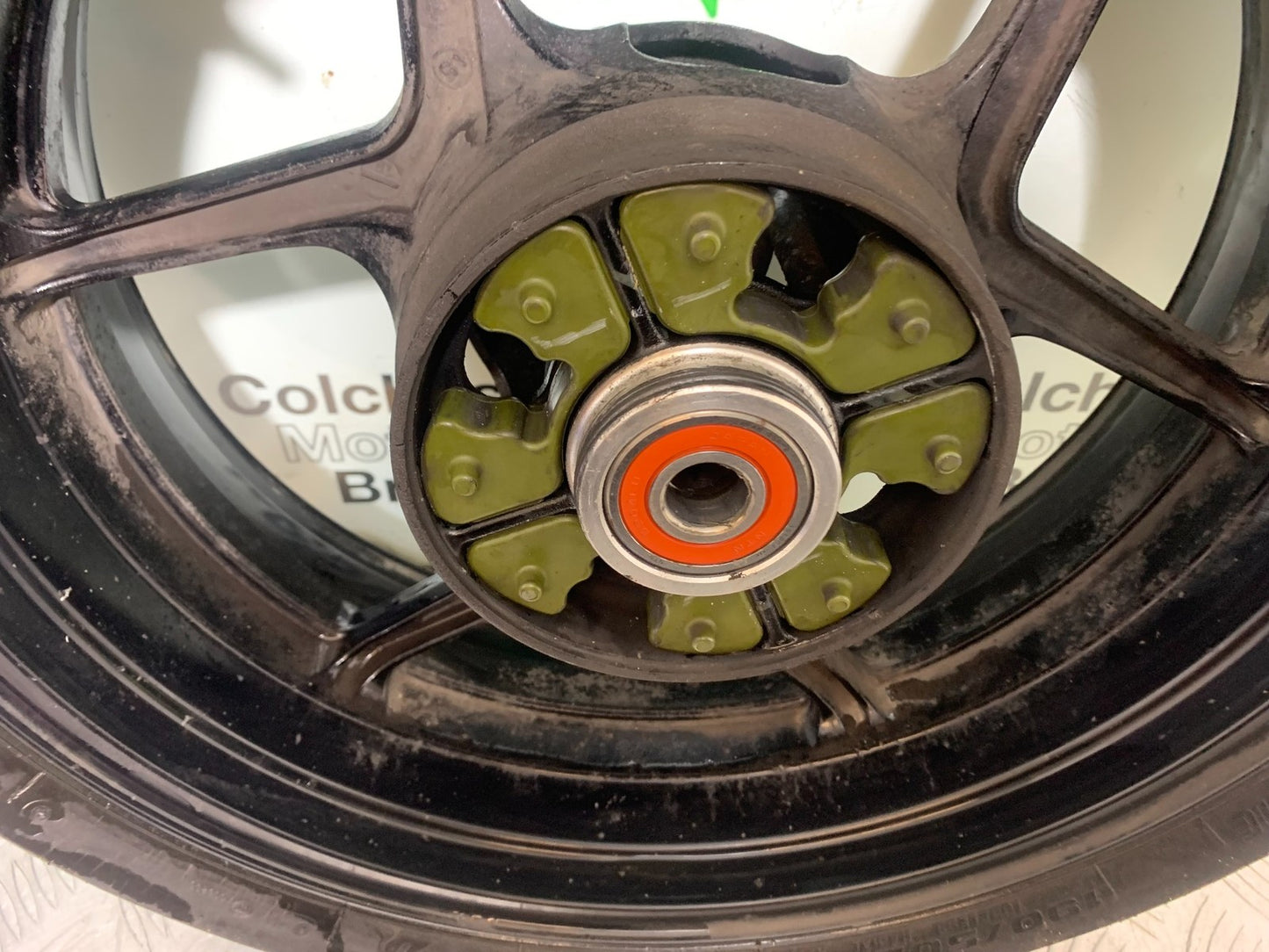 KAWASAKI Z1000 SX REAR WHEEL (GOOD TYRE) YEAR 2014-16 (CMB1264)