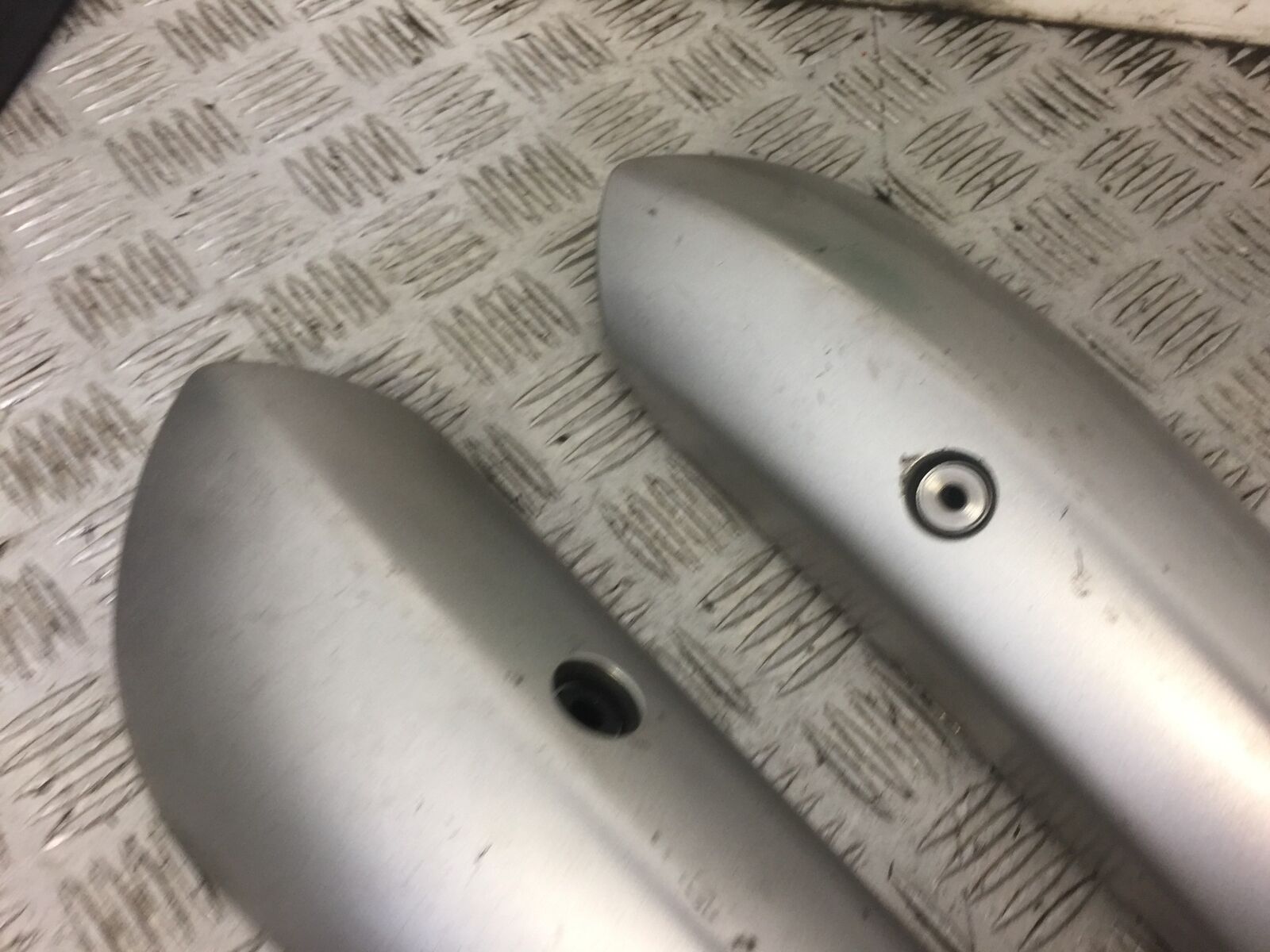 KAWASAKI ZX10R ZX10 R SILENCER COVERS  YEAR 2007 (STOCK 519)