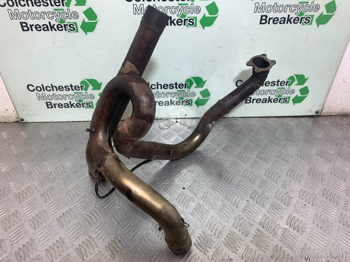 APRILIA RSV1000 R FACTORY MILLE EXHAUST DOWNPIPES    2004-09 (CMB1203)