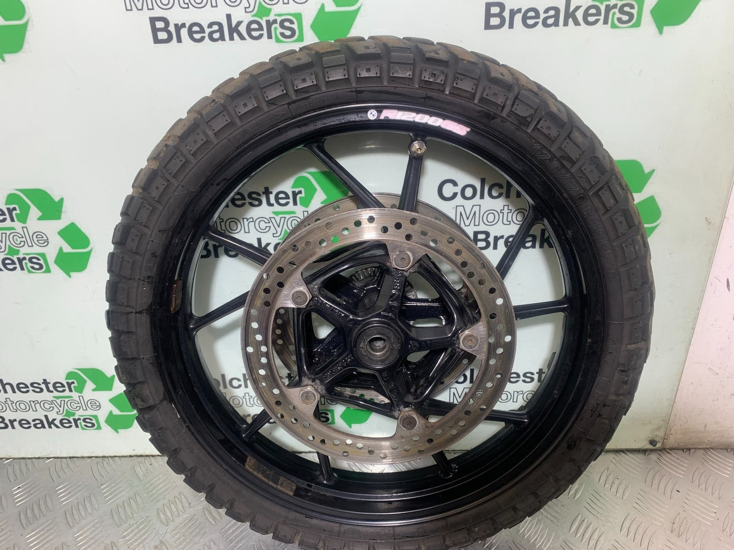 BMW R1200 R 1200 GS FRONT WHEEL AND DISCS  YEAR 2013-2016 (CMB1257)