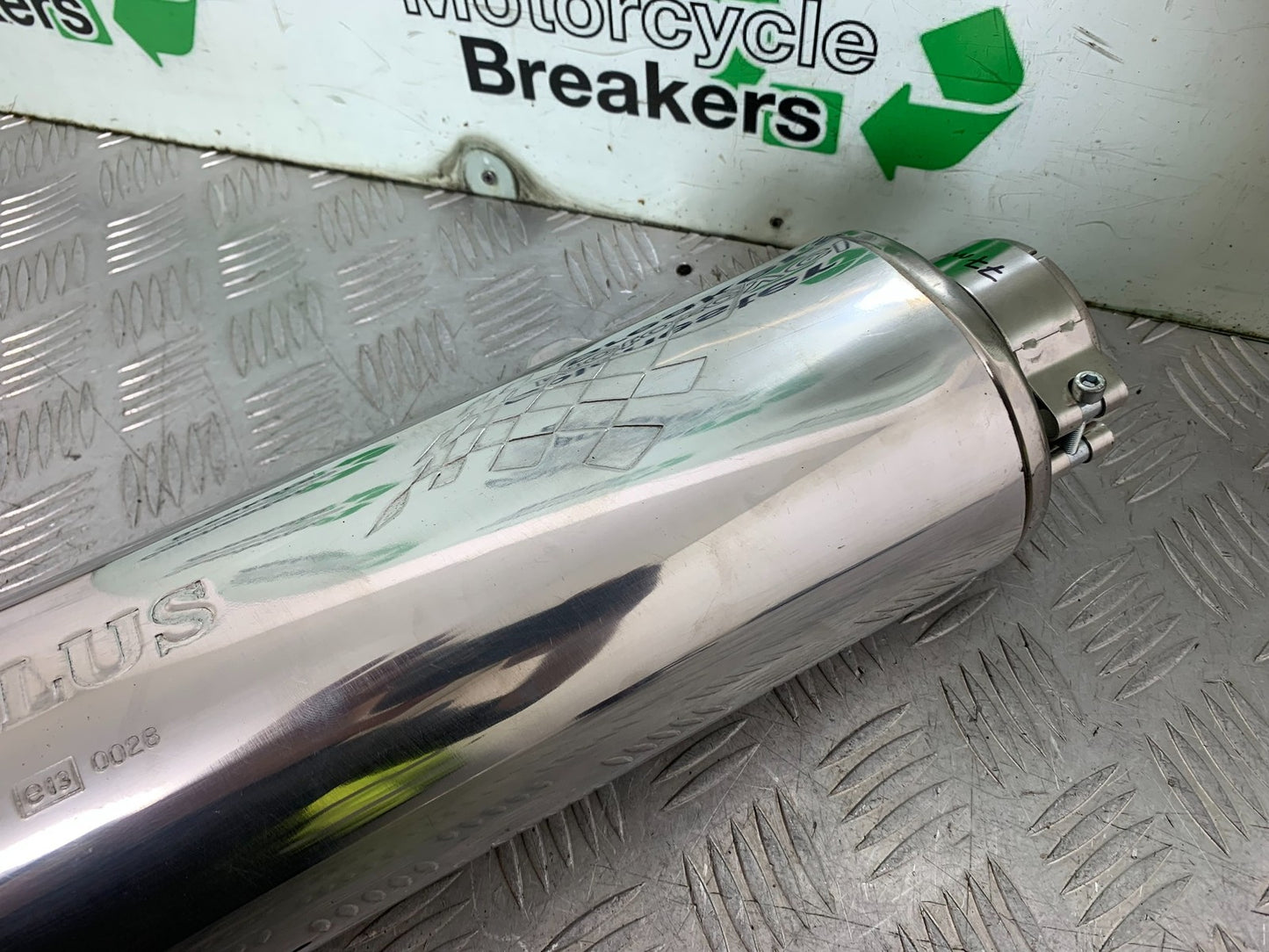 REMUS ROMULUS END CAN CARBON SILENCER SLIP ON 77mm