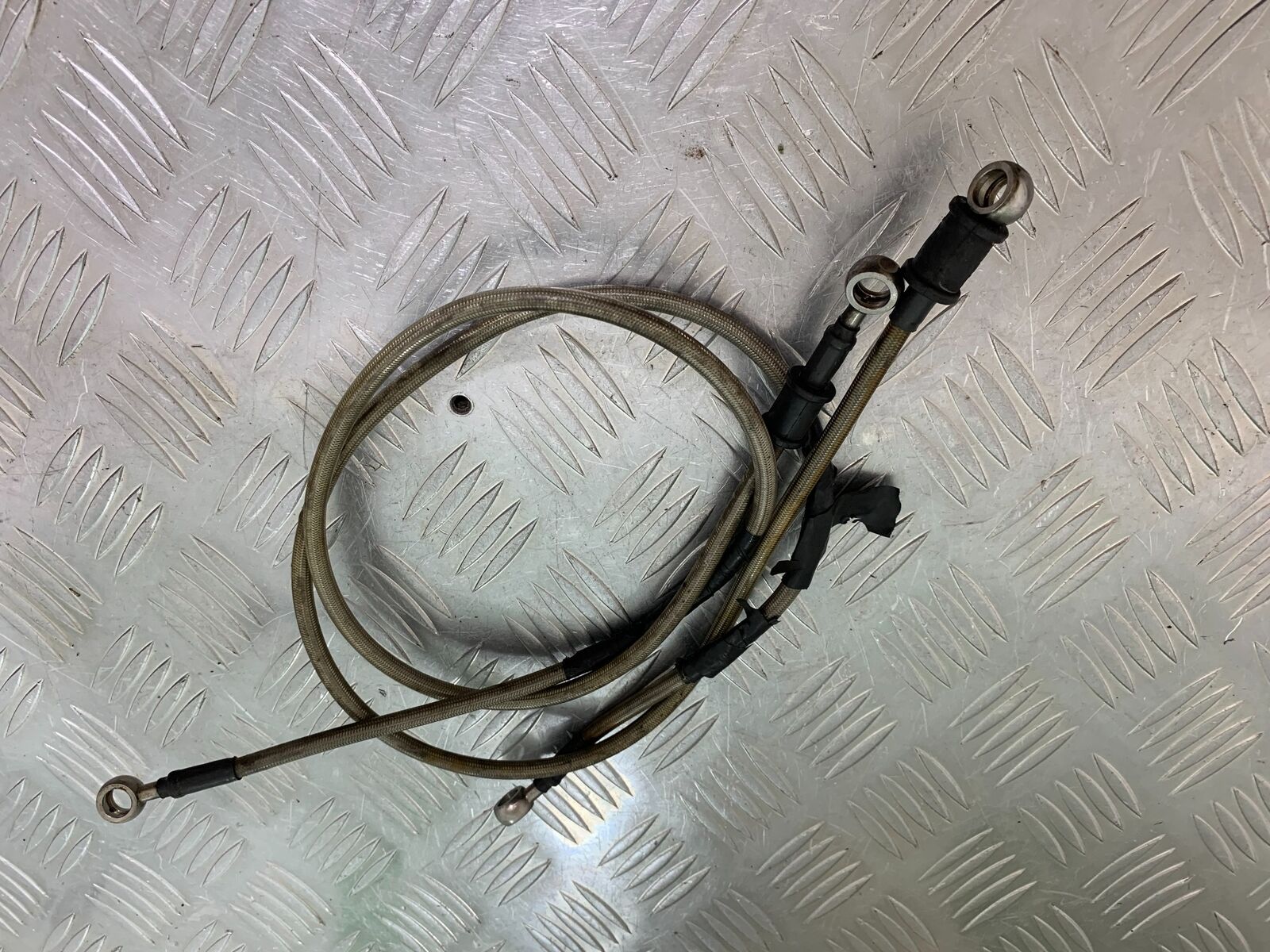 SUZUKI SV650 SV 650 BRAIDED FRONT BRAKE LINES   YEAR 2003-2006 (CMB1024)