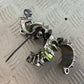TRIUMPH BONNEVILLE T100 EXHAUST CLAMPS  YEAR 2017-2021 (CMB1084)
