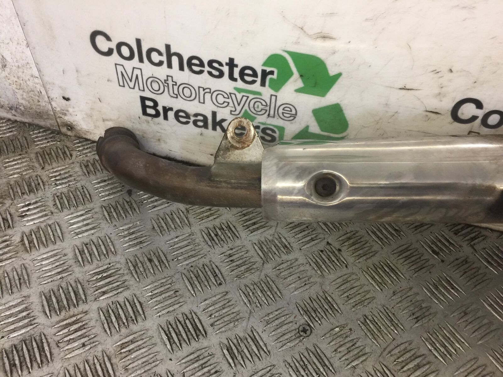 HONDA XL1000 VARADERO LEFT SILENCER  YEAR 2002 (STOCK 595)