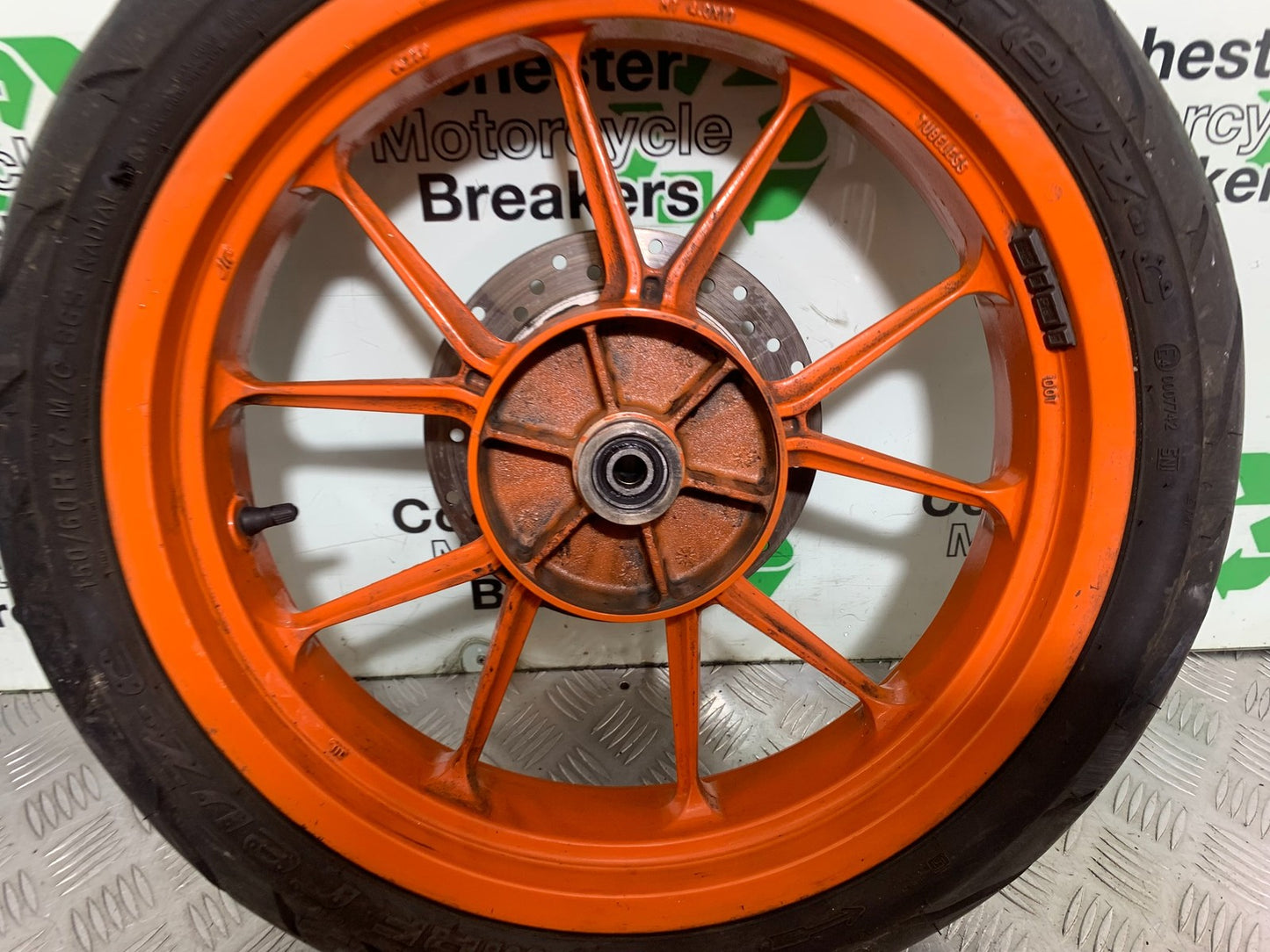 KTM RC125 RC 125 RC REAR WHEEL AND DISC    2014 2017 (CMB1199)
