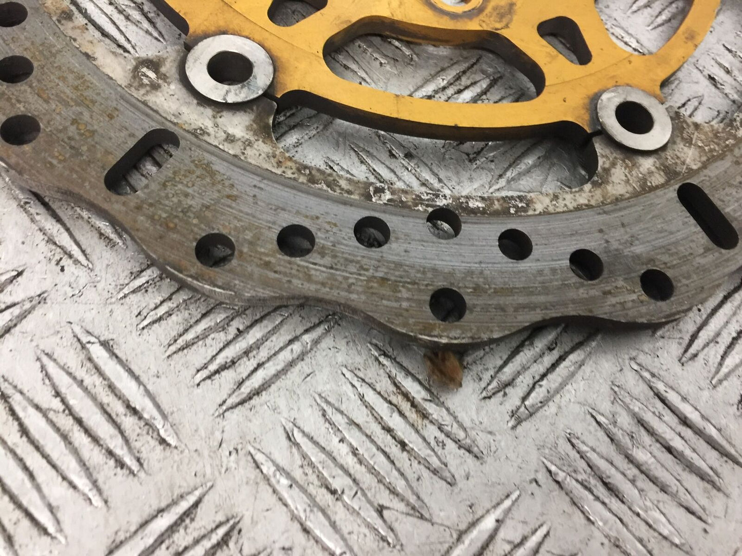 KAWASAKI ZX6R 1 X EBC FRONT BRAKE DISC   YEAR 2009-2012  (STOCK 897)