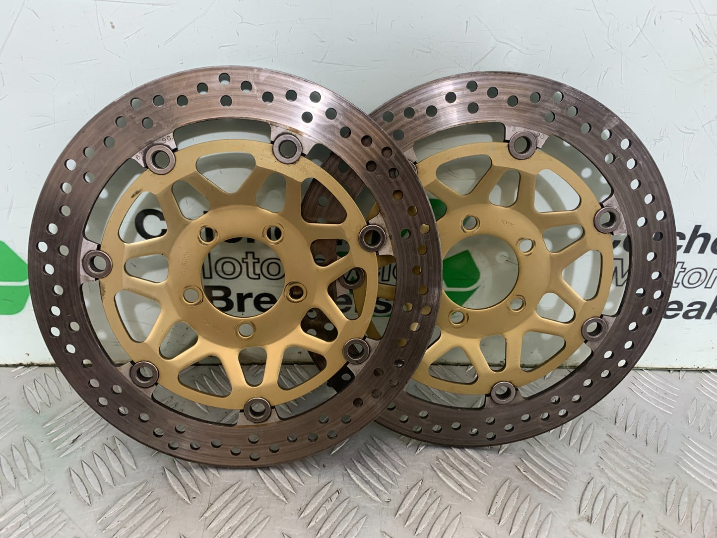 KAWASAKI ZX9R ZX9 R FRONT BRAKE DISCS  YEAR 1998-1999 (CMB1329)