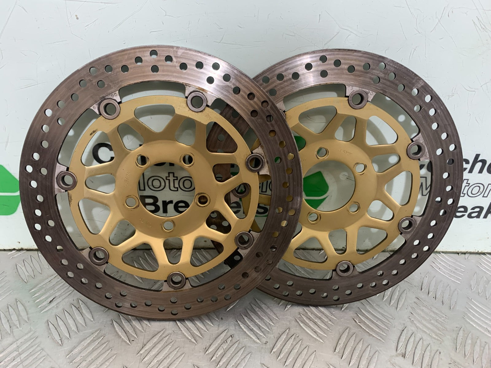 KAWASAKI ZX9R ZX9 R FRONT BRAKE DISCS  YEAR 1998-1999 (CMB1329)