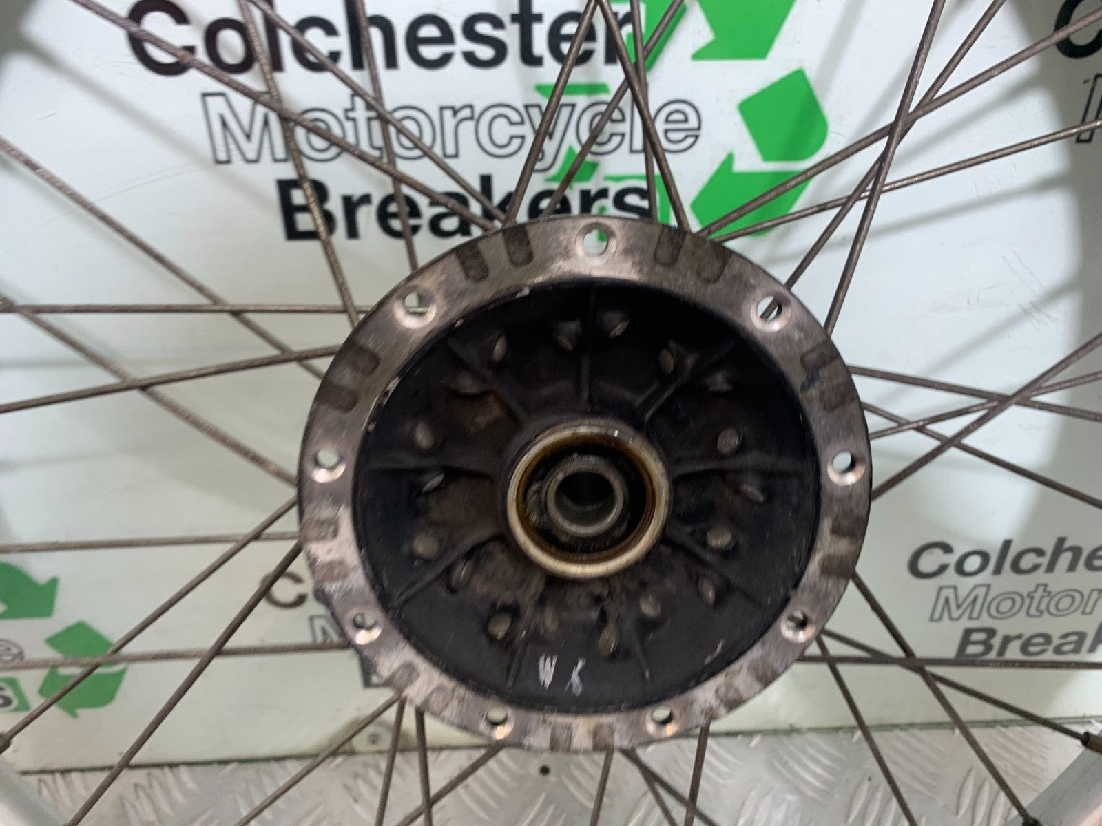 KAWASAKI KLR250 KLR 250 FRONT WHEEL   YEAR 1984-2001 (CMB1225)
