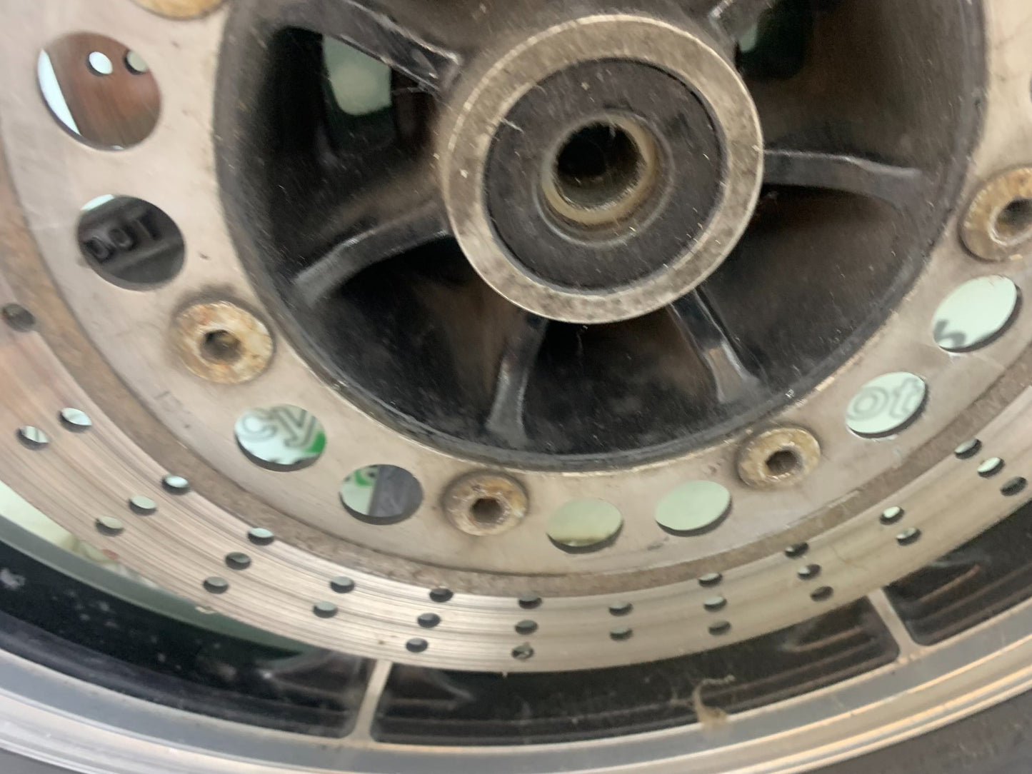 KAWASAKI GT550 GT 550 FRONT WHEEL  YEAR 1989-1994