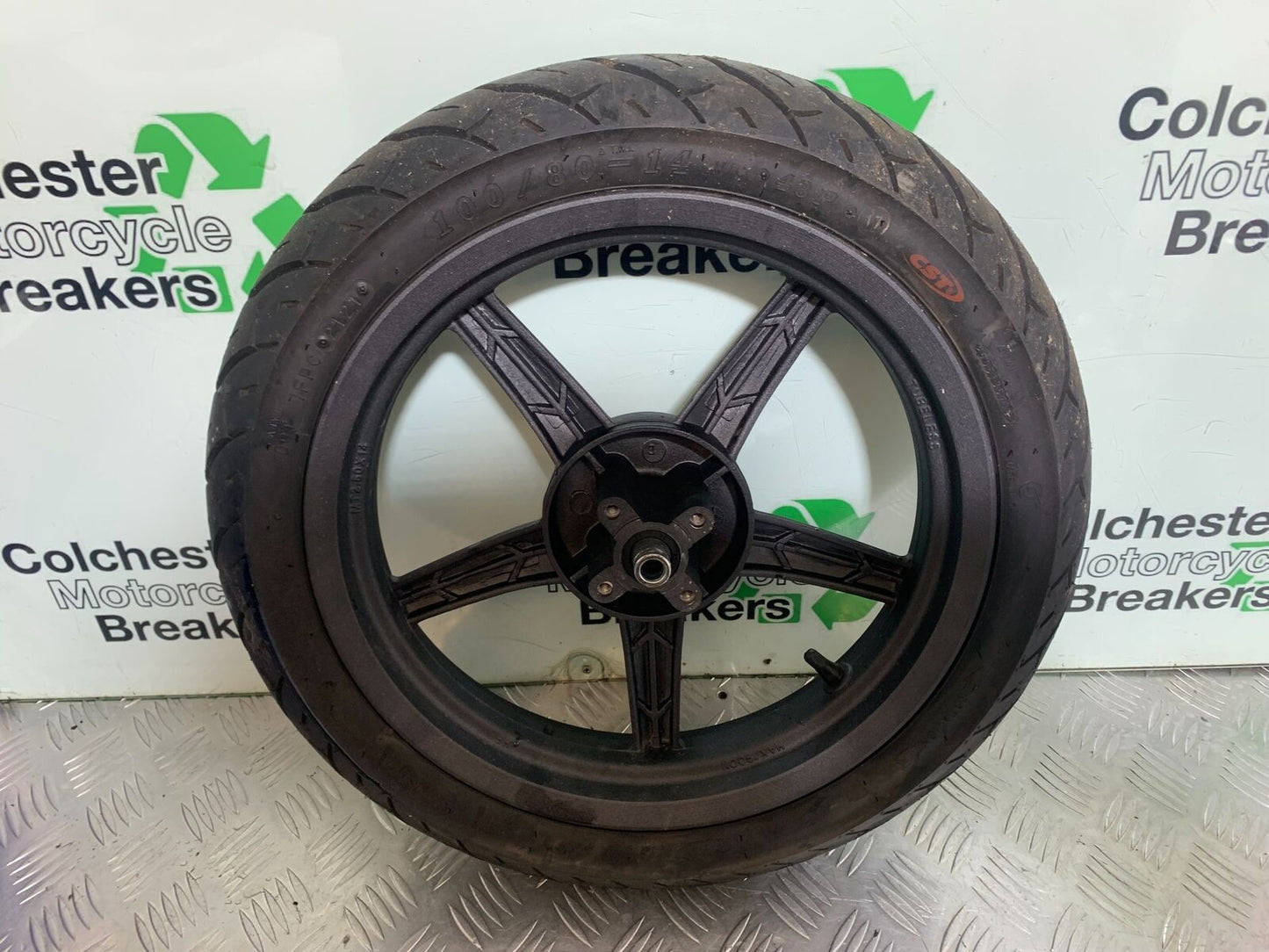 MOTORINI MISANO SXI 125 FRONT WHEEL (GOOD TYRE)YEAR 2022 (CMB1078)