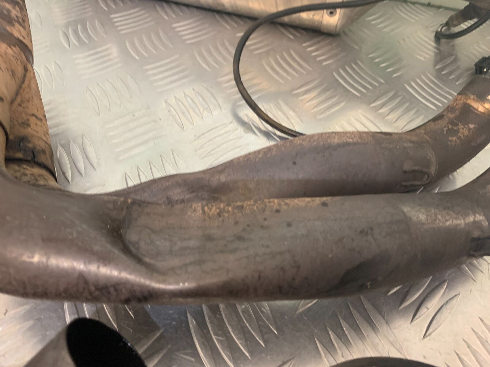 HONDA CBR1000 rr FIREBLADE AKRAPOVIC EXHAUST (DAMAGED ) 2008-2011 (STOCK 986)