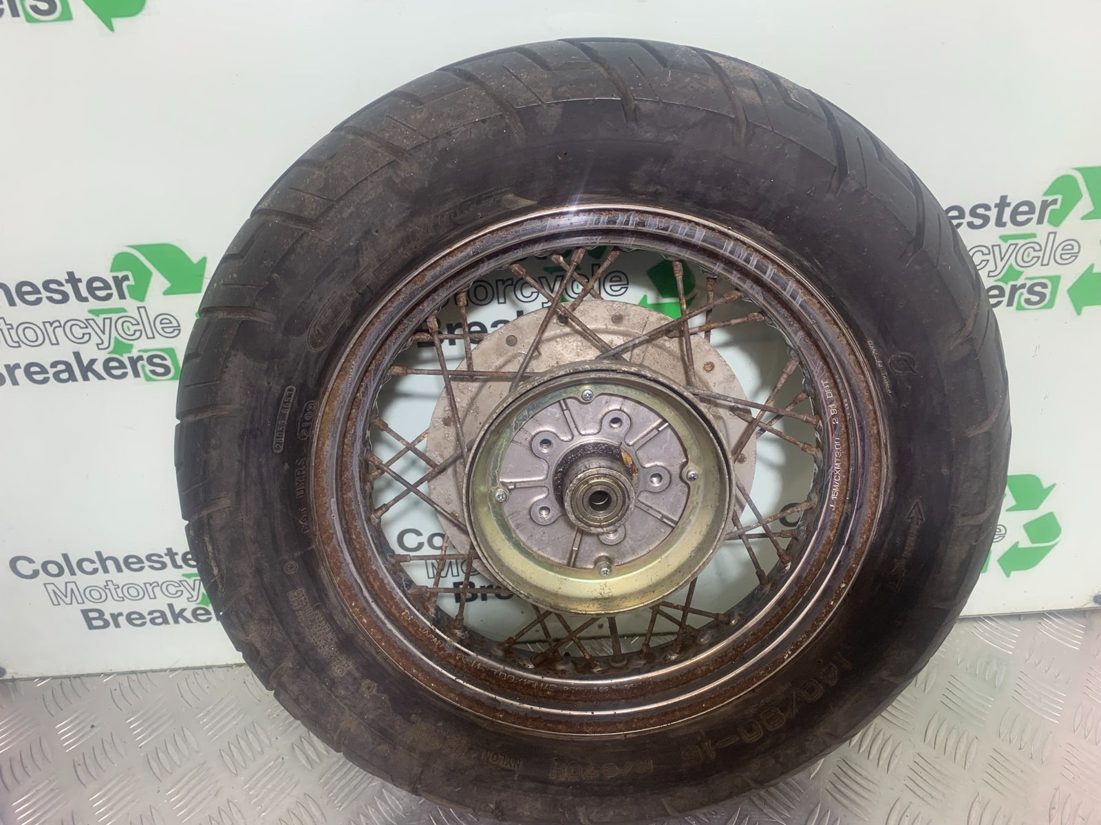 YAMAHA XV535 XV 535 VIRAGO REAR WHEEL  YEAR 1994-02 (CMB1139)