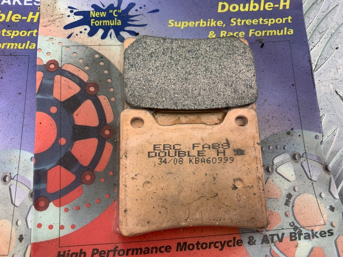 YAMAHA FJ1100 FJ 1100 EBC FA88 HH  BRAKE PADS   (NEW) YEAR 1984-85 (CMB1101)
