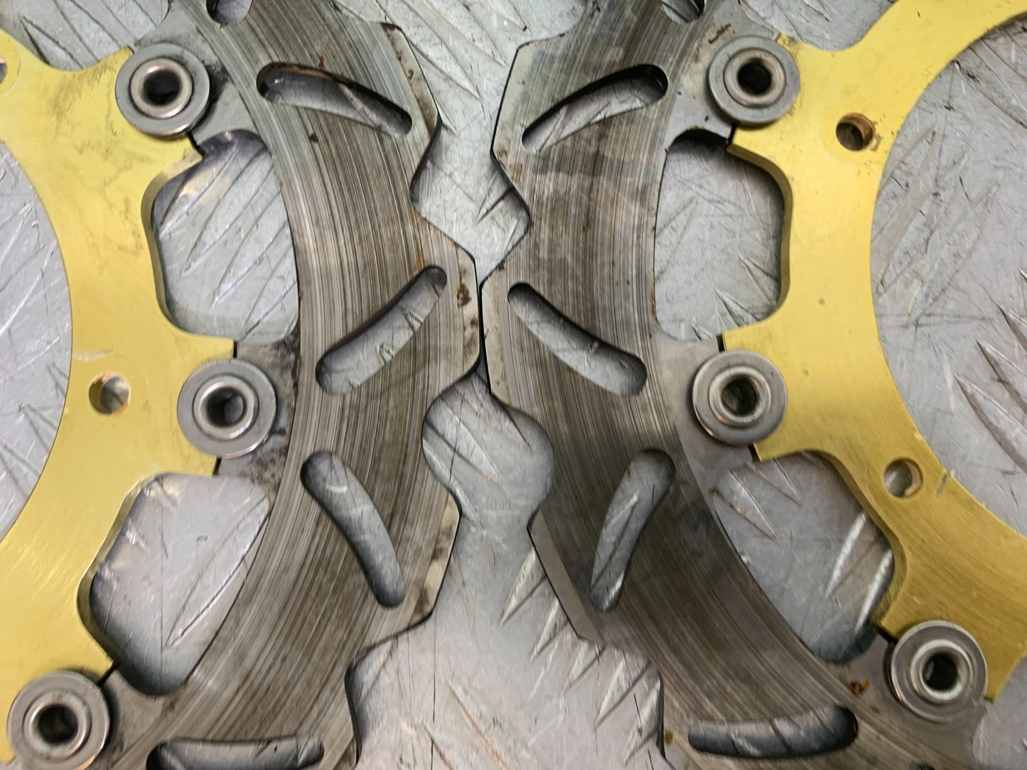 YAMAHA YZF R1 4XV FRONT BRAKE DISCS  YEAR 1998-99 (CMB1291)