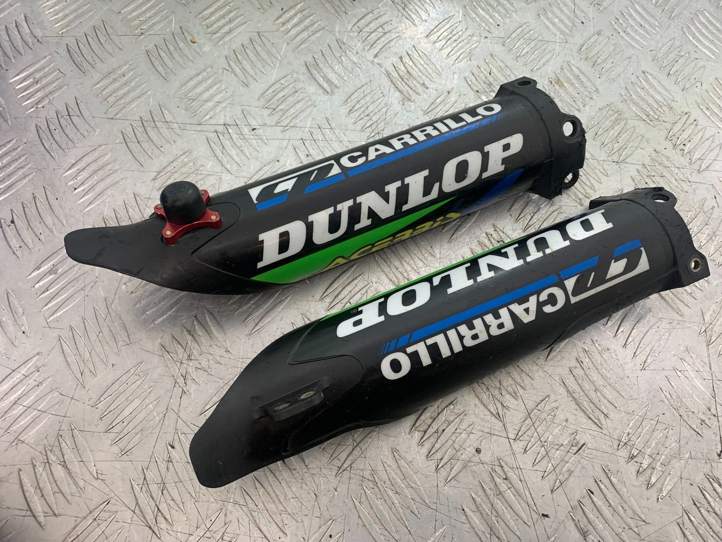 KAWASAKI KXF450 KXF 450 FORK COVERS  YEAR 2013 CMB1217)