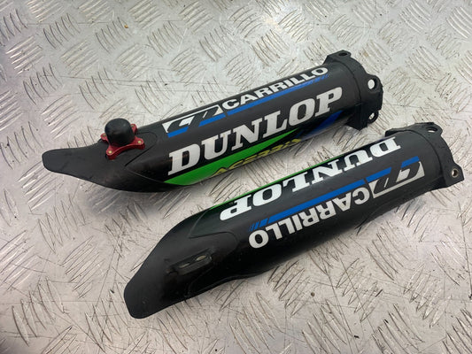 KAWASAKI KXF450 KXF 450 FORK COVERS  YEAR 2013 CMB1217)