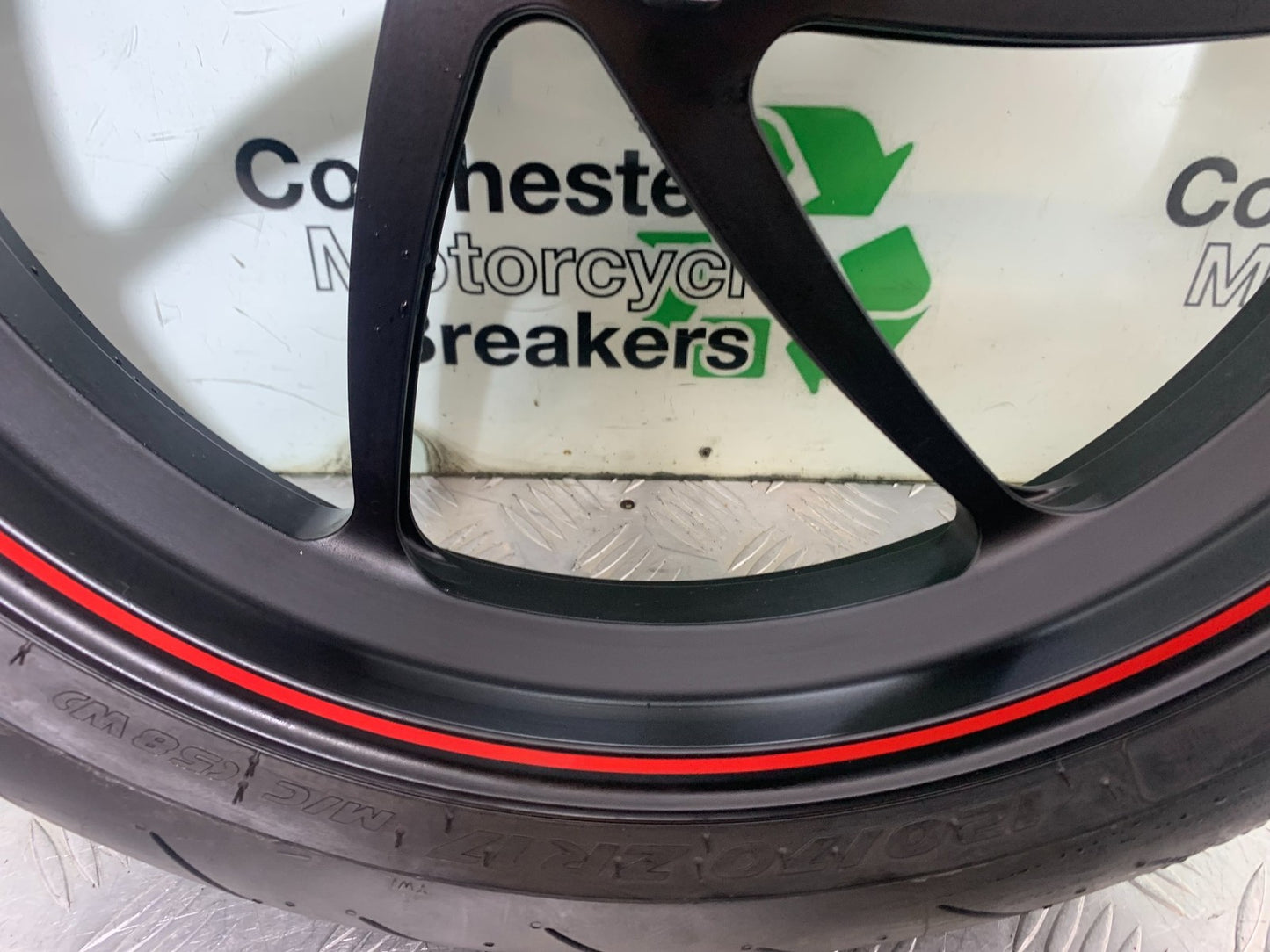 DUCATI 1198 S FRONT AND REAR WHEELS BREMBO MARCHESINI YEAR 2009-2011 (CMB1219)