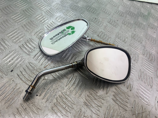 KAWASAKI VN1500 CLASSIC LEFT AND RIGHT MIRRORS   YEAR 1999 -2006 (CMB1166)