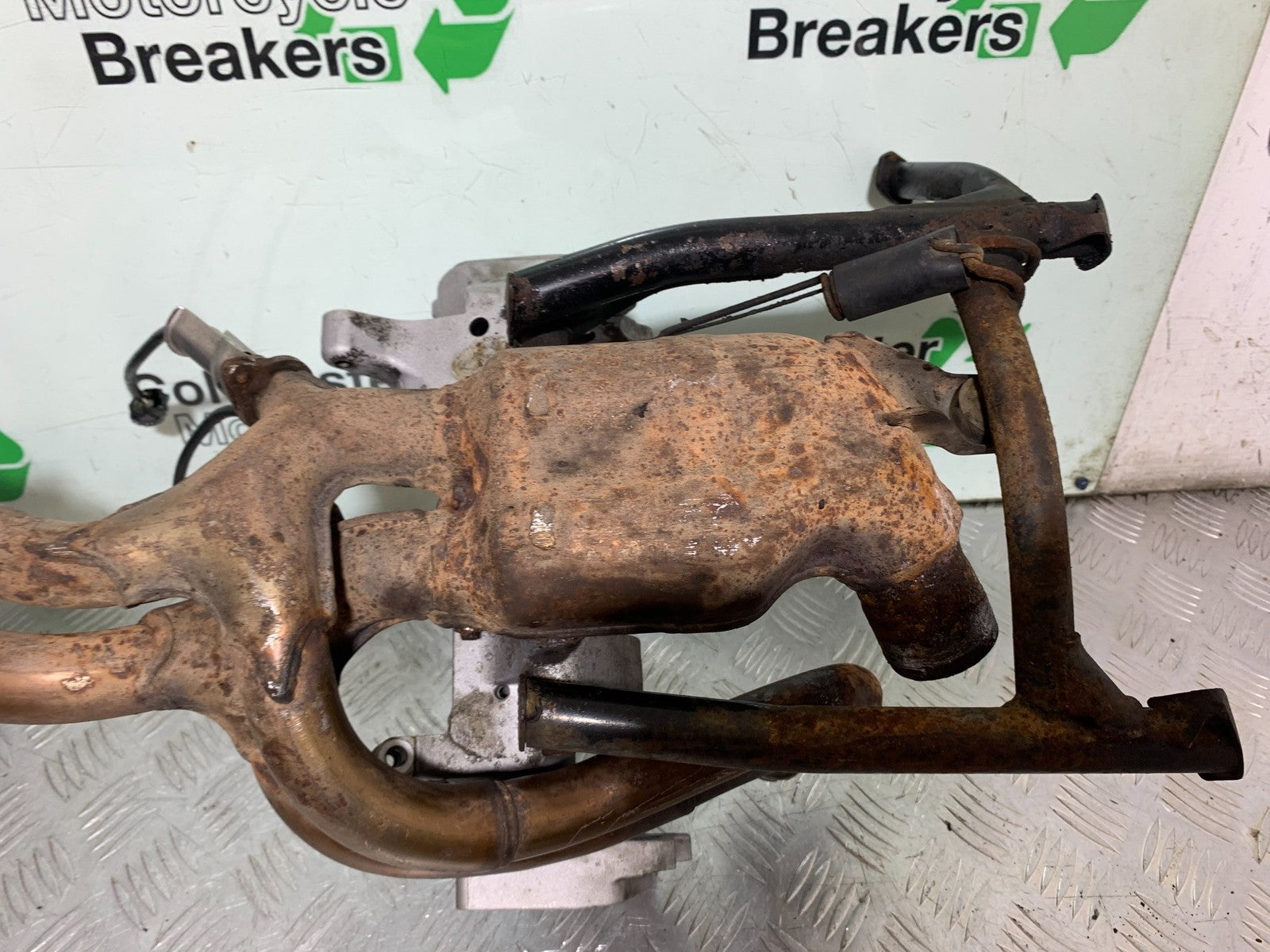 HONDA VFR800 VFR 800 V-TEC EXHAUST DOWNPIPES   YEAR 2002 -09 (CMB1296)