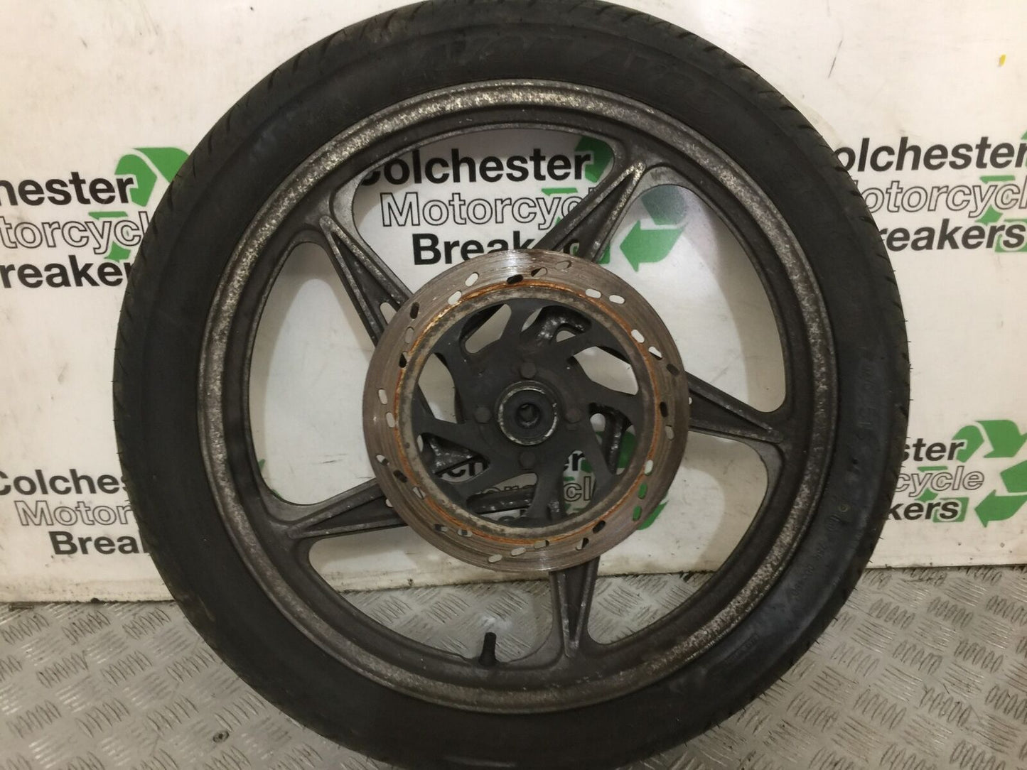 SUZUKI EN125 EN 125 FRONT WHEEL YEAR 2006-09   (STOCK 826)
