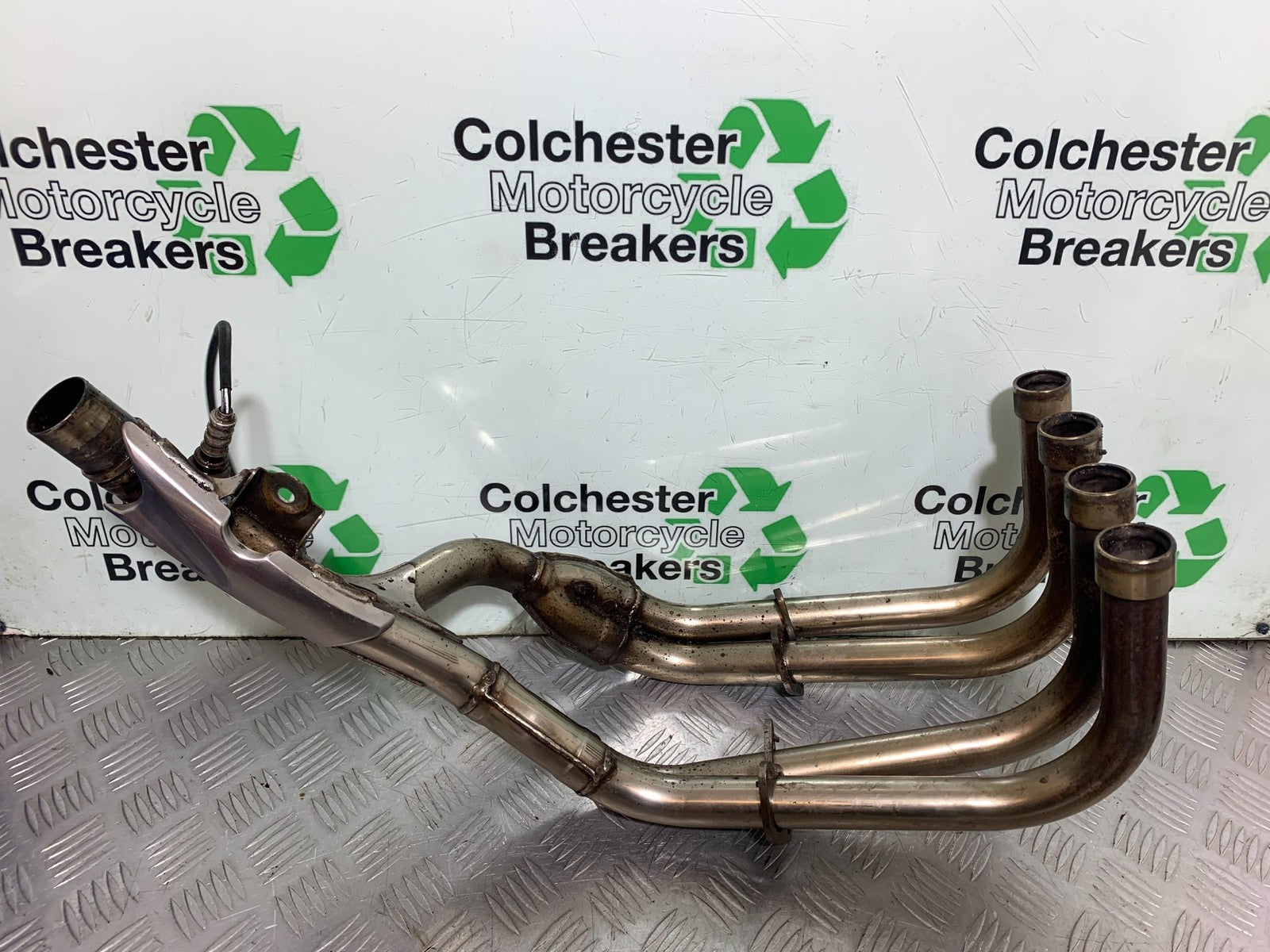 HONDA CBF600 CBF 600 EXHAUST DOWNPIPES  YEAR 2004 -07 (CMB1247)