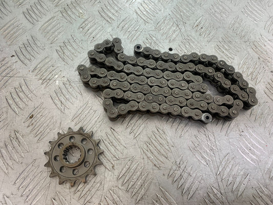 DUCATI 848 CHAIN AND FRONT SPROCKET   YEAR 2008-2010 (CMB1323)