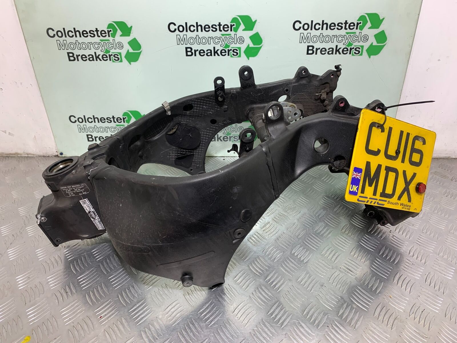KAWASAKI ZX10R ZX 10R FRAME REG LOG BOOK YEAR 2016  (CMB1015)