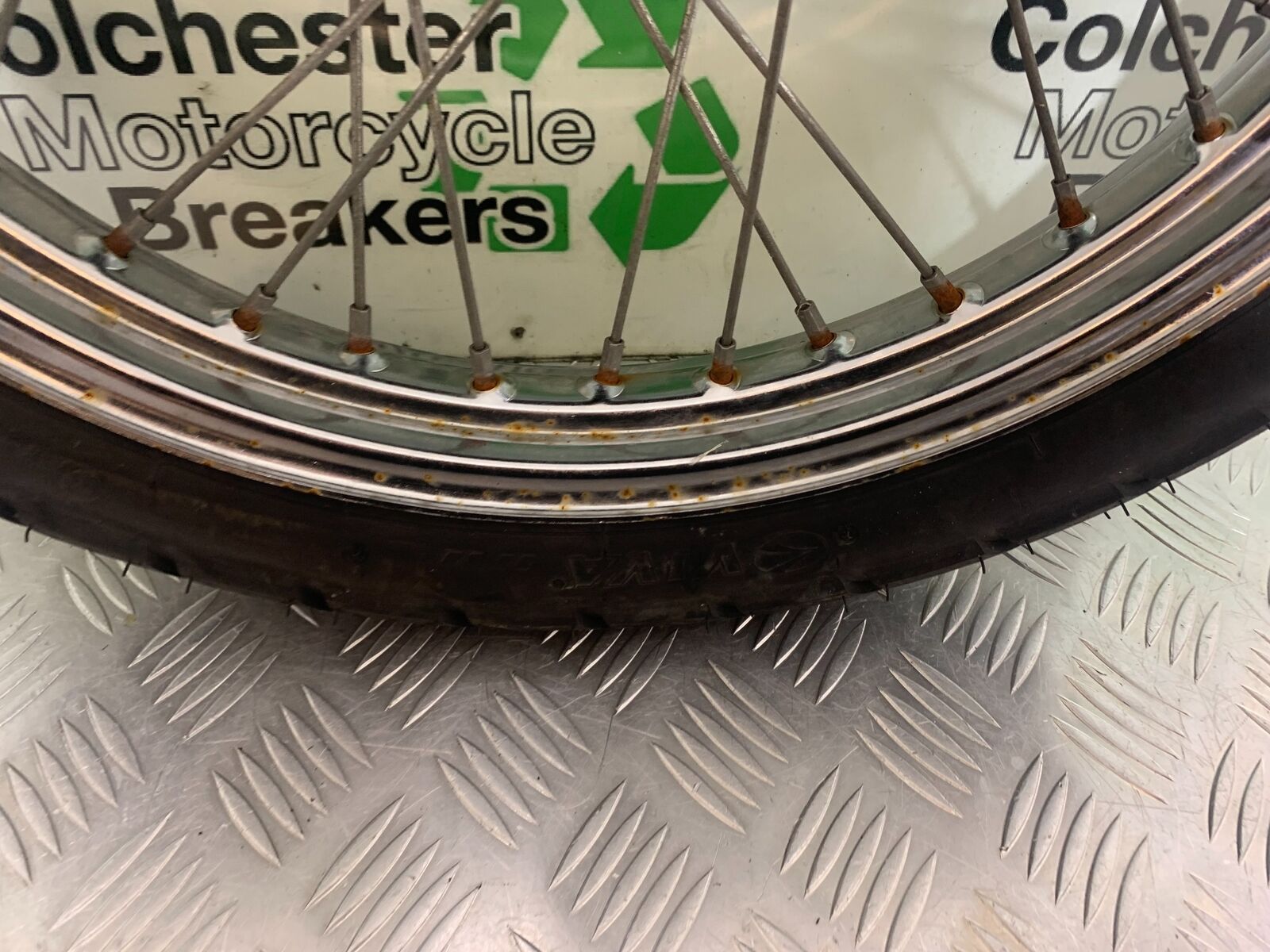 HERALD CLASSIC 125 FRONT WHEEL   YEAR 2014 (CMB1058)