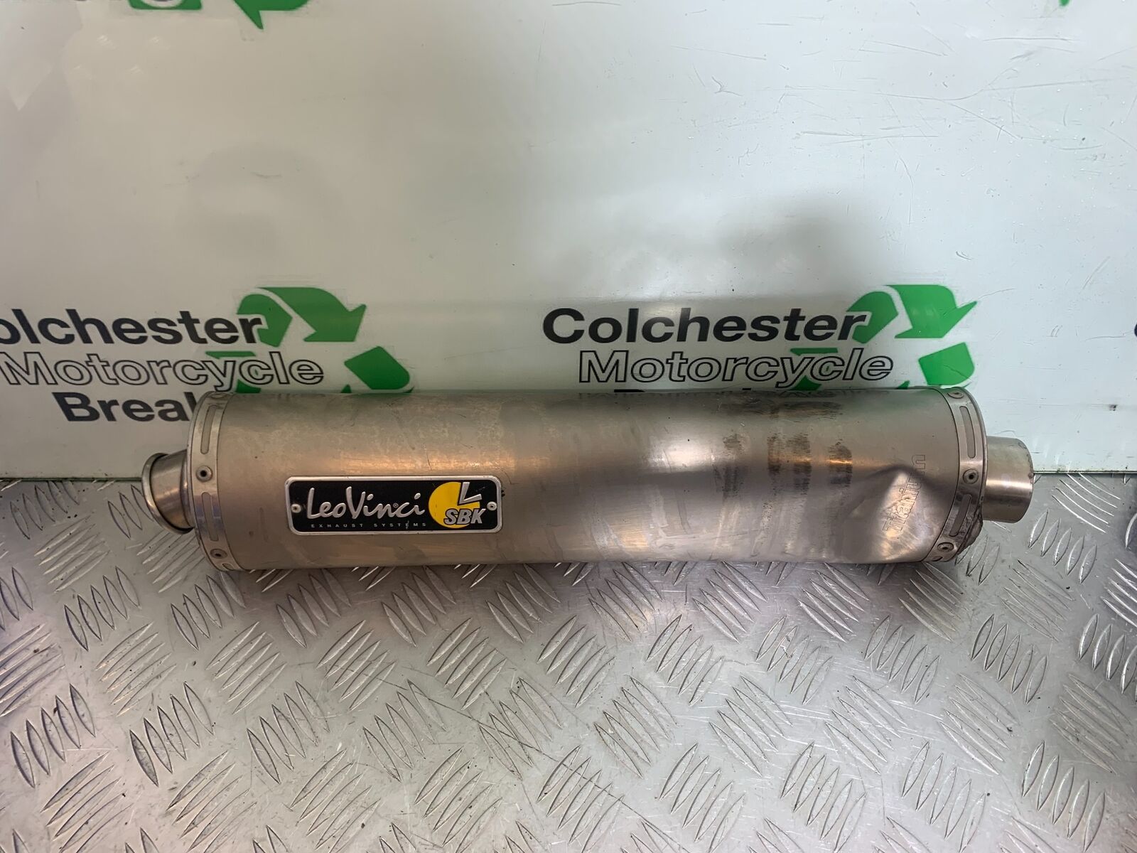 KAWASAKI ZX6R ZX6 J LEO VINCI HI LEVEL EXHAUST (DAMAGED) YEAR 2000 (CMB1129)