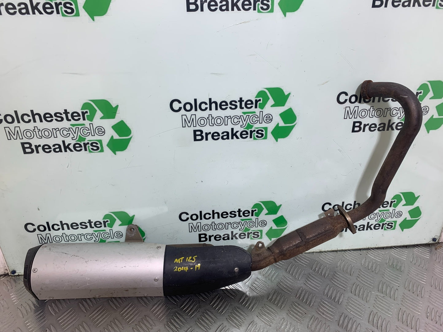 YAMAHA MT 125 MT125 EXHAUST YEAR 2014-2019