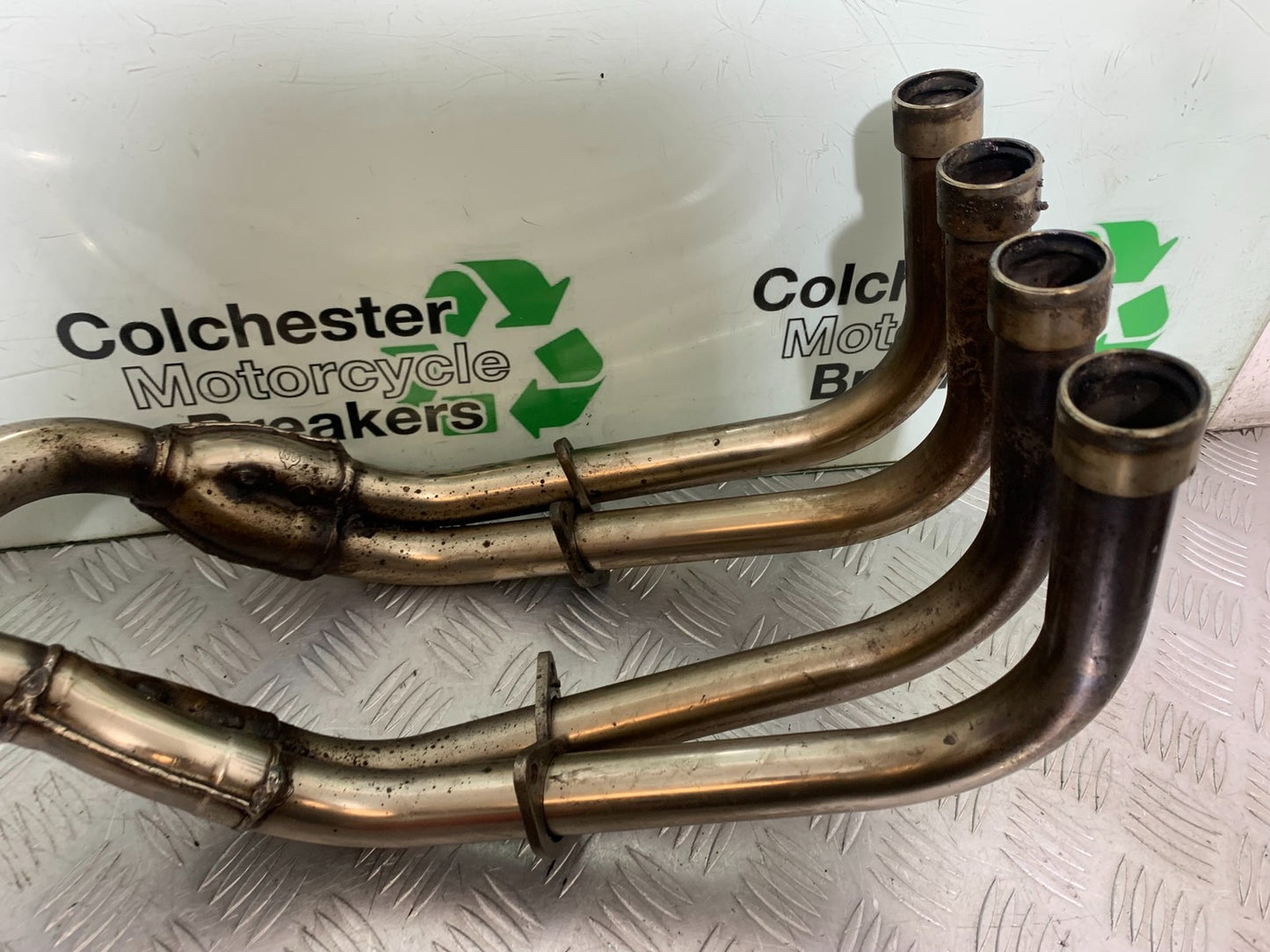 HONDA CBF600 CBF 600 EXHAUST DOWNPIPES  YEAR 2004 -07 (CMB1247)