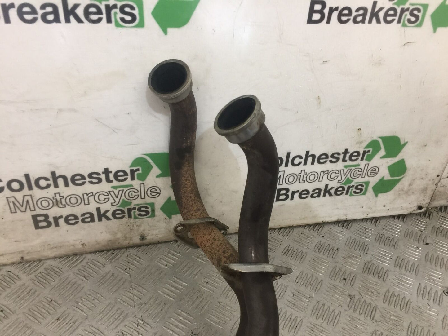 HONDA CRF1000 AFRICA TWIN EXHAUST DOWNPIPES  YEAR 2019 (STOCK 858)