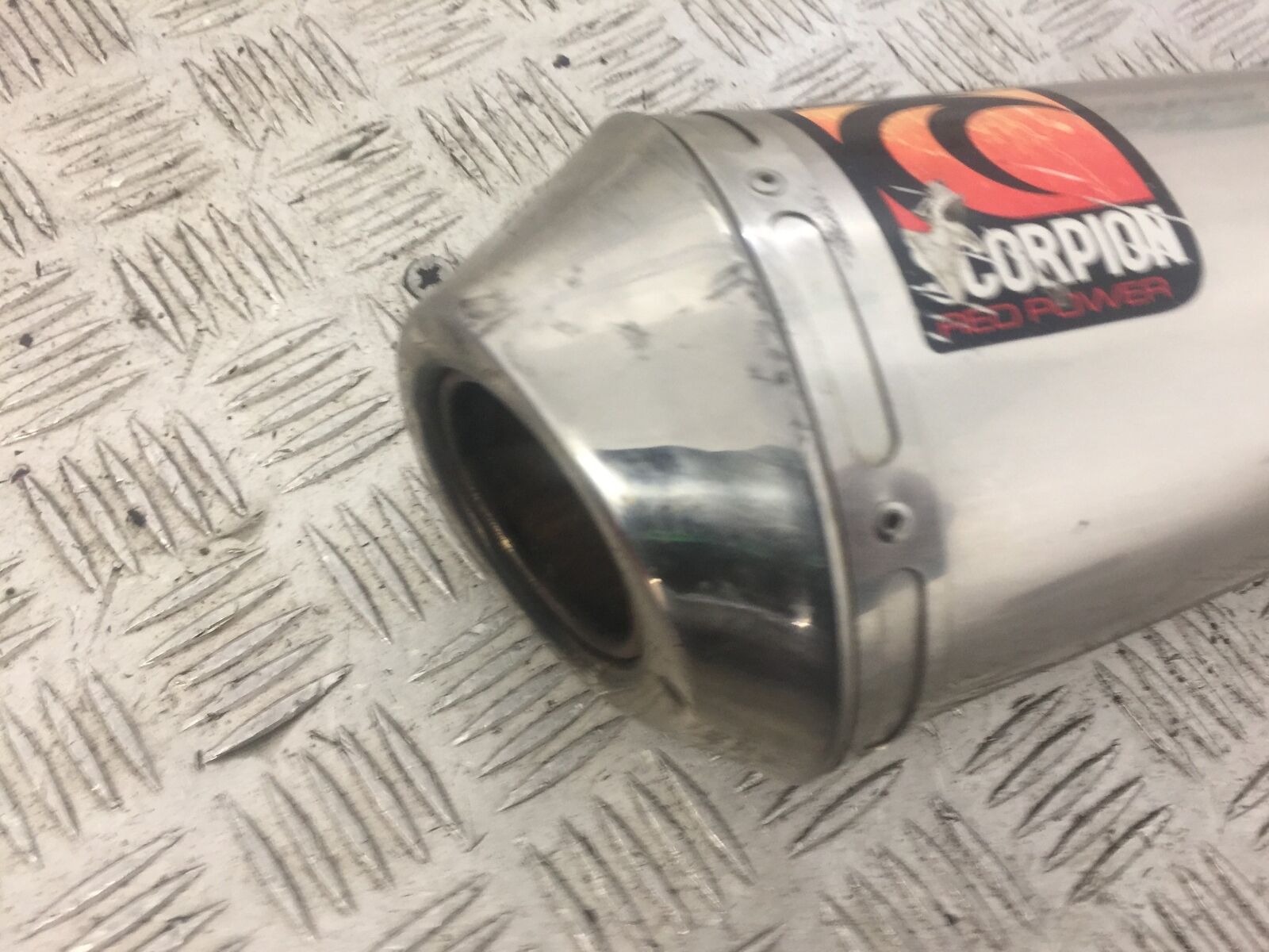 YAMAHA R6 SCORPION SILENCER   YEAR 2008-2014 (STOCK 637)