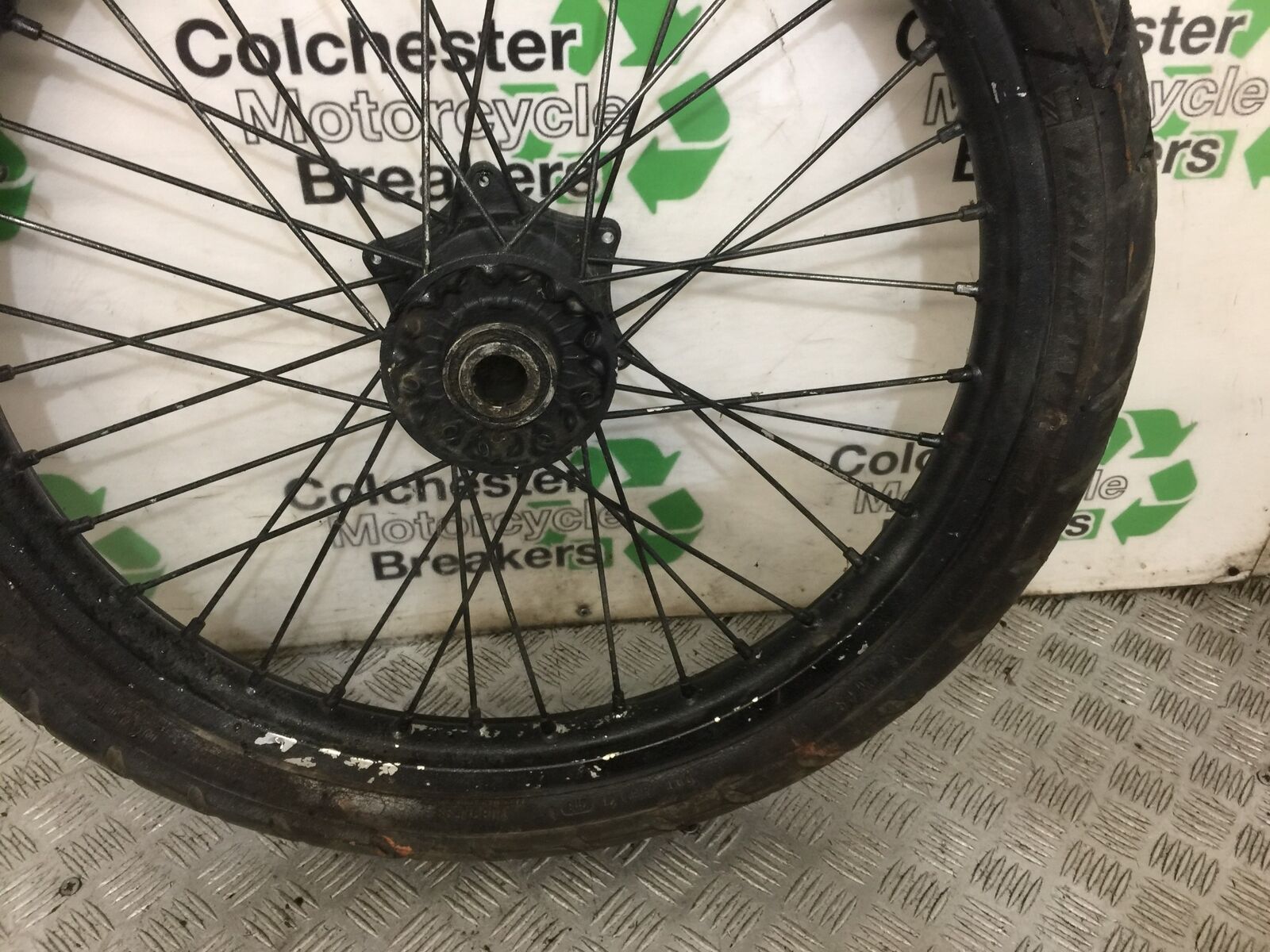 KTM400 KTM 400 LC4-E FRONT WHEEL   YEAR 2000 (STOCK 898)