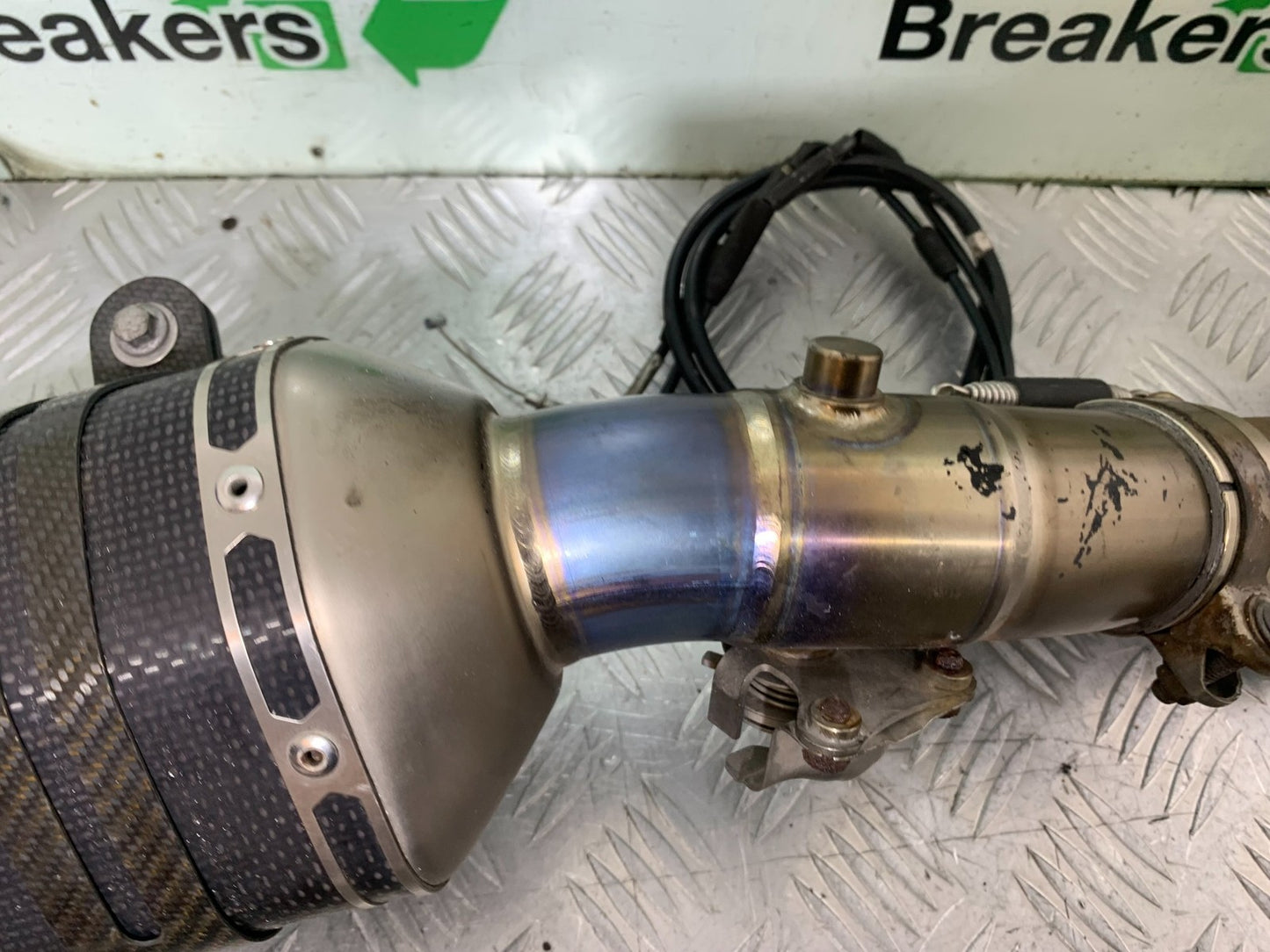 KAWASAKI ZX10R ZX10 R AKRAPOVIC CARBON SILENCER   2008-2010 (CMB1301)
