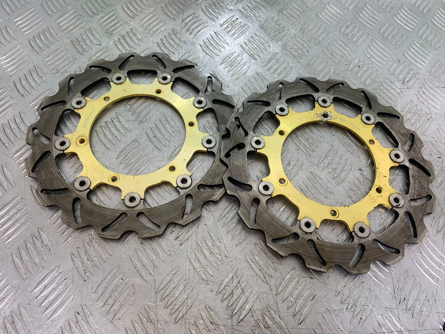 YAMAHA YZF R1 4XV FRONT BRAKE DISCS  YEAR 1998-99 (CMB1291)