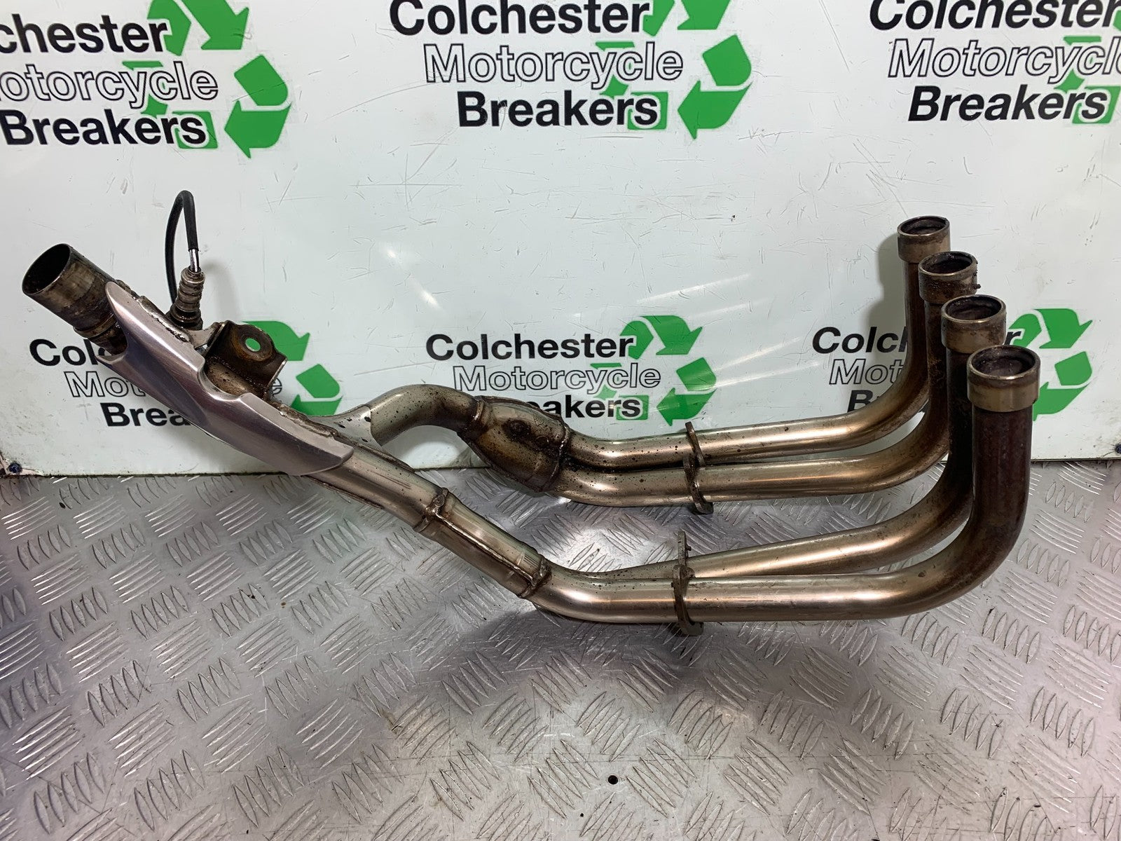 HONDA CBF600 CBF 600 EXHAUST DOWNPIPES  YEAR 2004 -07 (CMB1247)