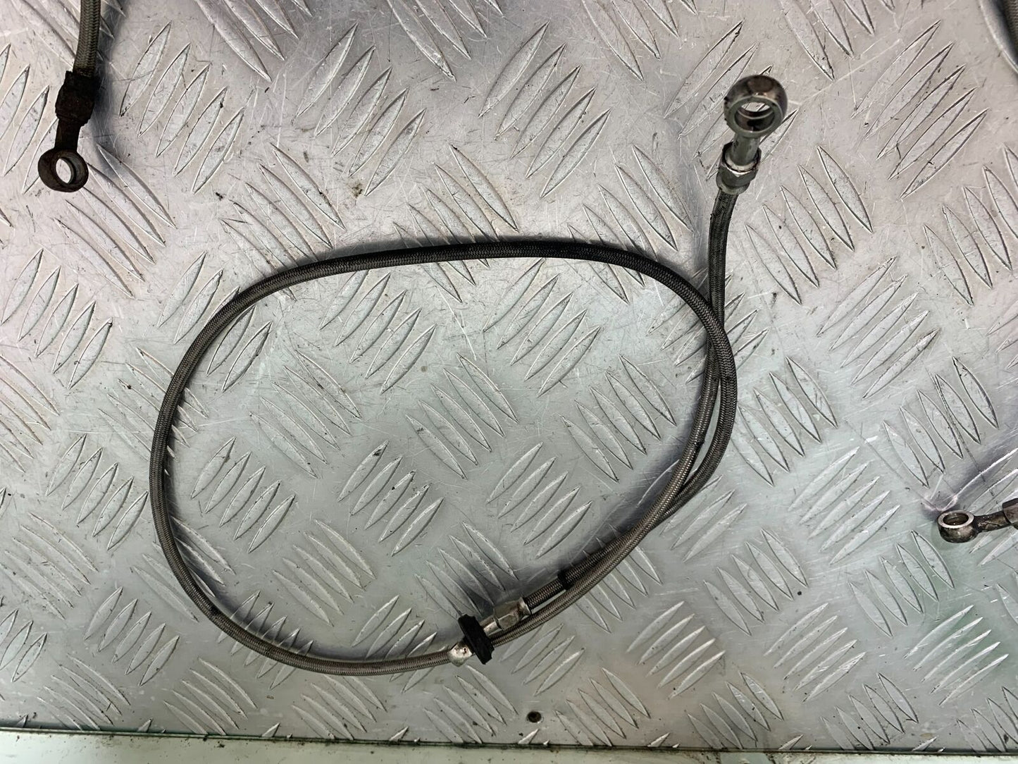 YAMAHA FJ1100 FJ 1100 BRAIDED BRAKE & CLUTCH LINES  YEAR 1984-1985 (CMB1101)