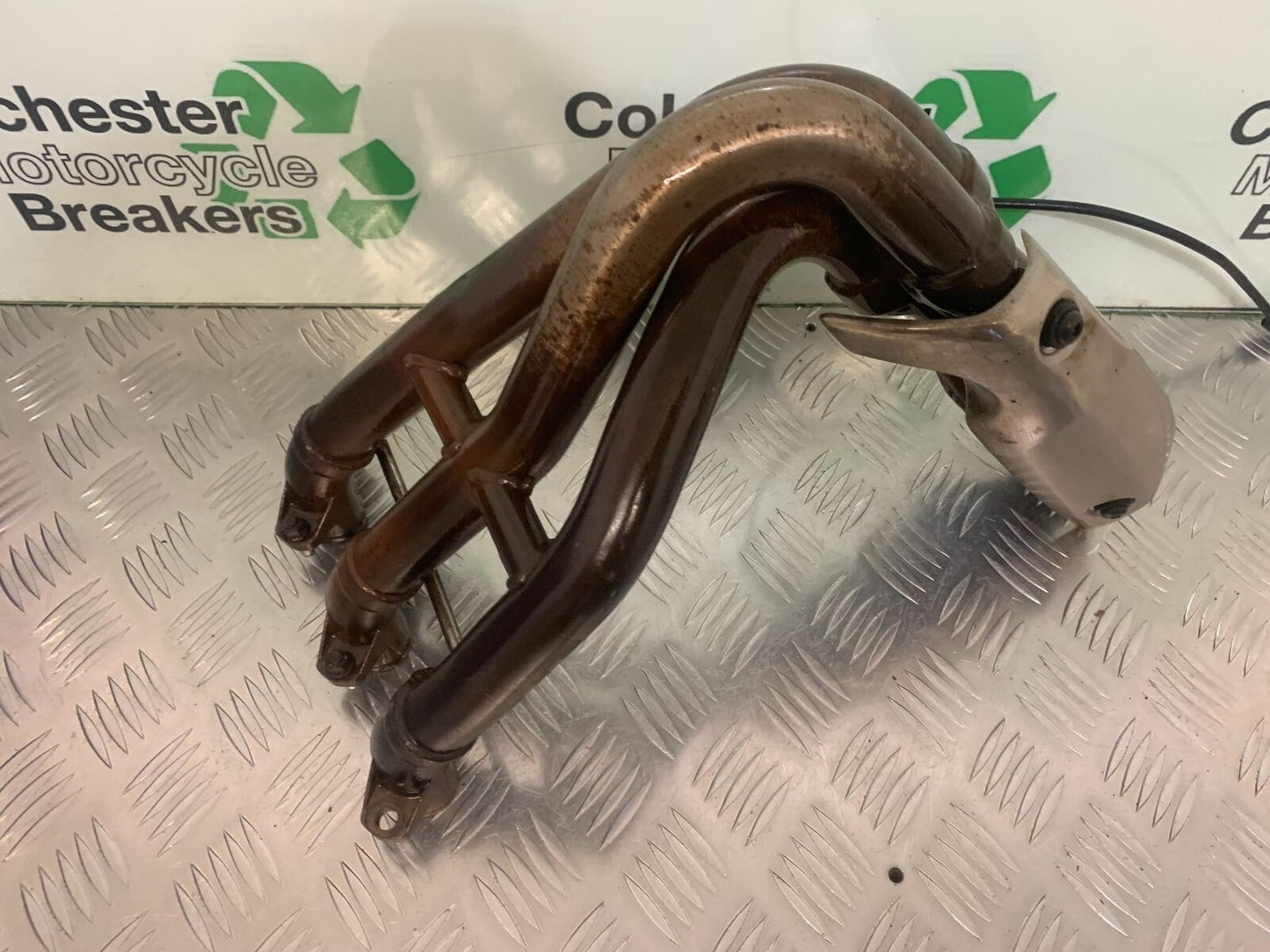 TRIUMPH 675 STREET TRIPLE RX EXHAUST DOWNPIPES   YEAR 2015-2017  (STOCK 971)