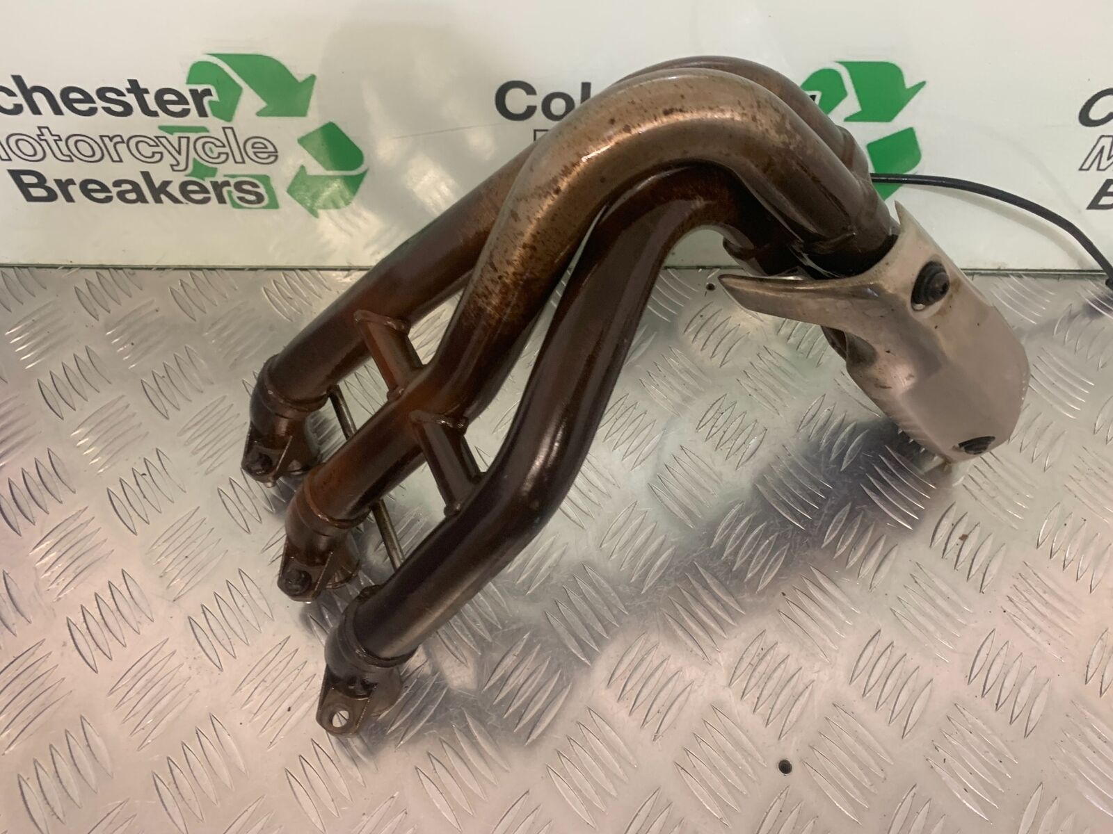 TRIUMPH 675 STREET TRIPLE RX EXHAUST DOWNPIPES   YEAR 2015-2017  (STOCK 971)