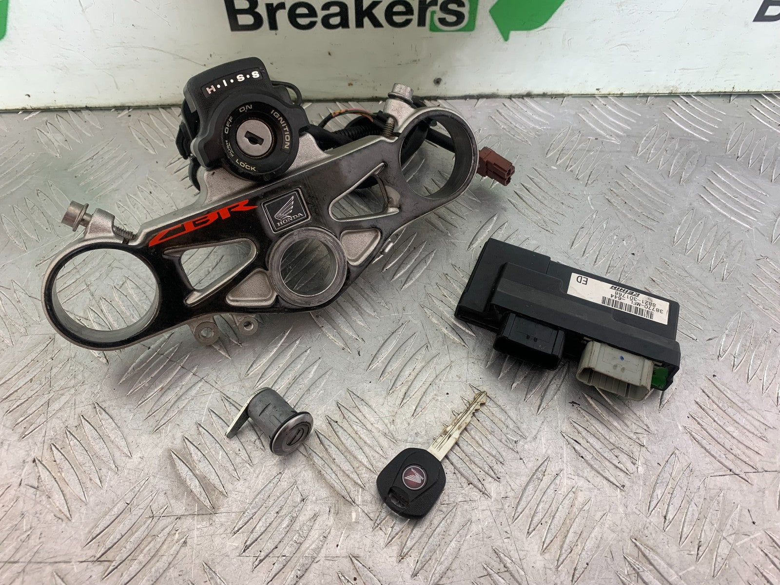 HONDA CBR1000 RR CBR1000 FIREBLADE LOCK SET ECU KEY 2008-2011 (CMB1179)
