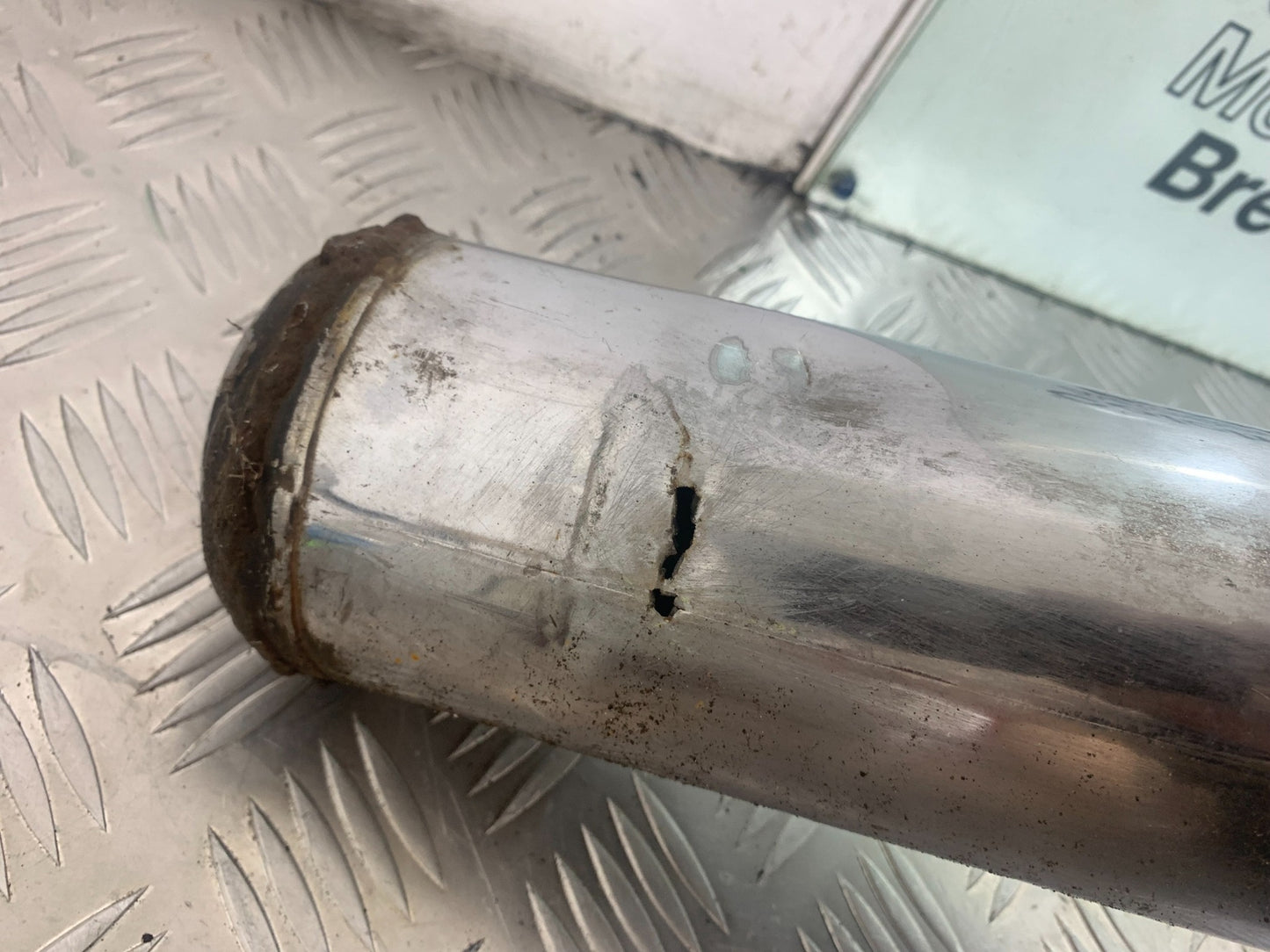 KAWASAKI GT550 GT 550 EXHAUST (SOLD AS PARTS)    YEAR 1984-87 (CMB1141)
