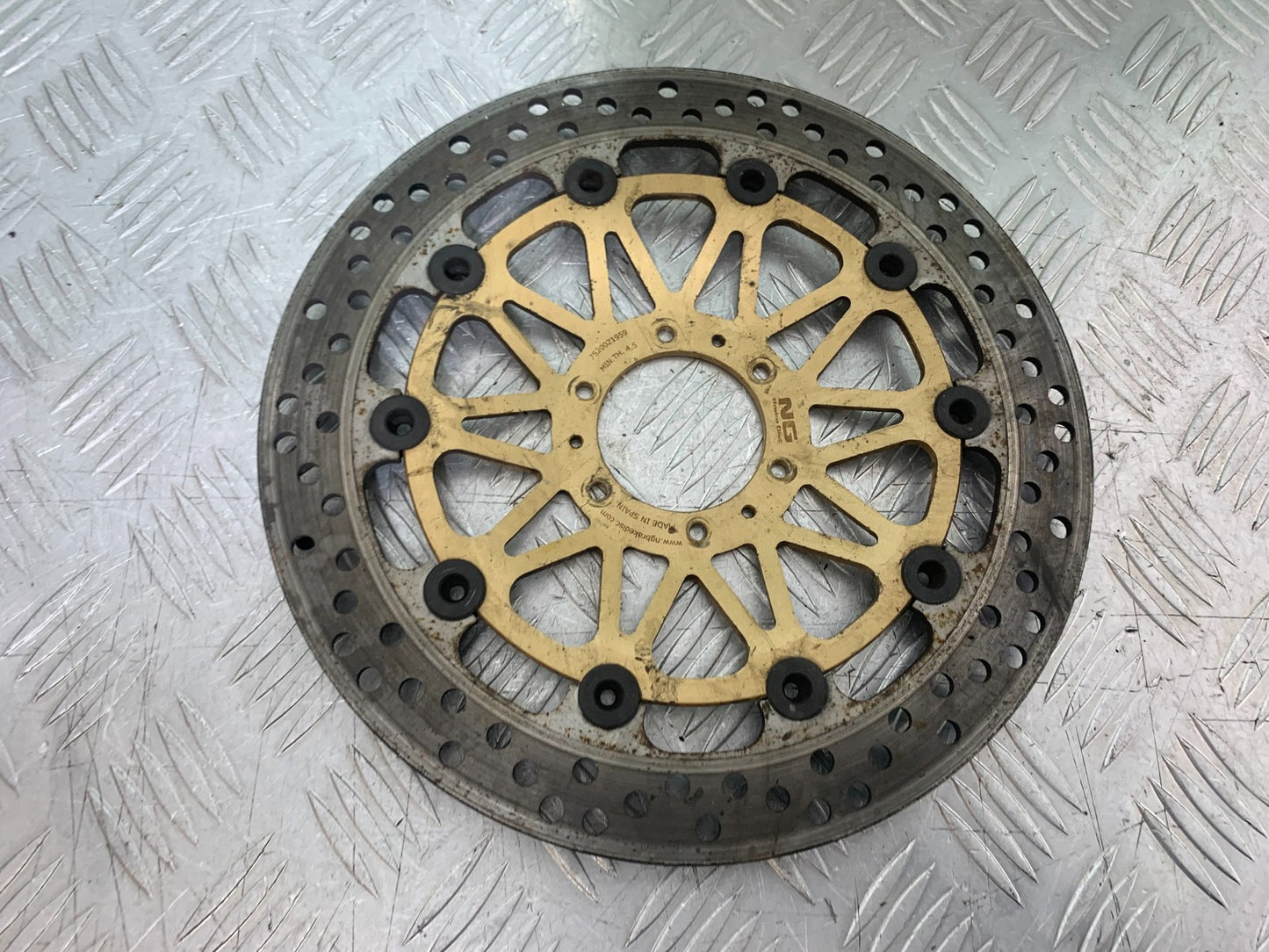 HONDA VFR800 PRE V-TEC 1 X FRONT BRAKE DISC  YEAR 1998-2001 (CMB1233)
